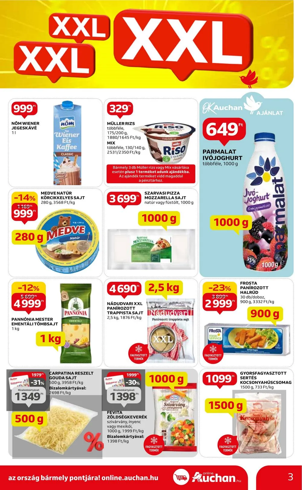 Auchan akciós újság Hipermarket XXL 01.25–02.07 – 3. oldal