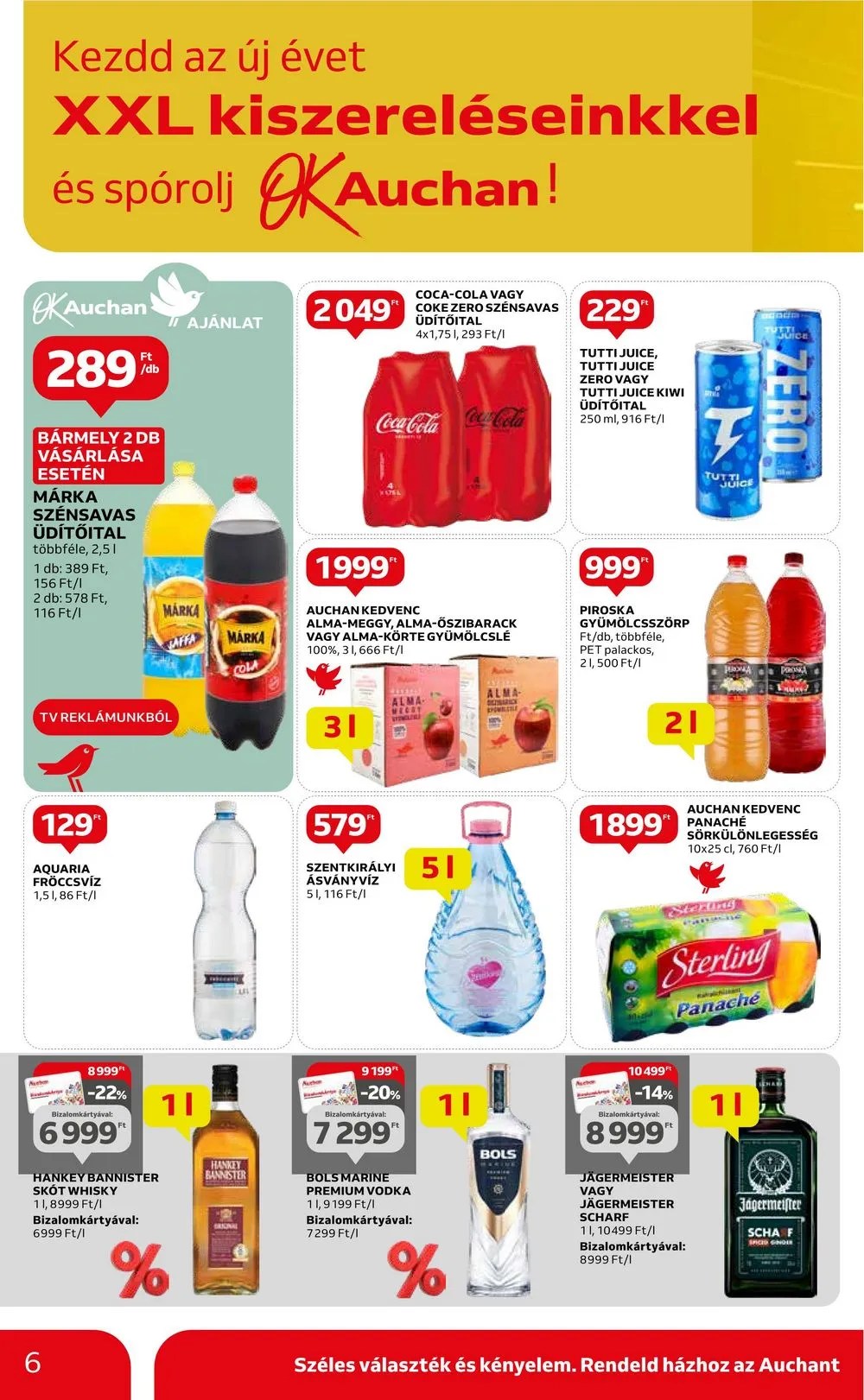 Auchan akciós újság Hipermarket XXL 01.25–02.07 – 6. oldal