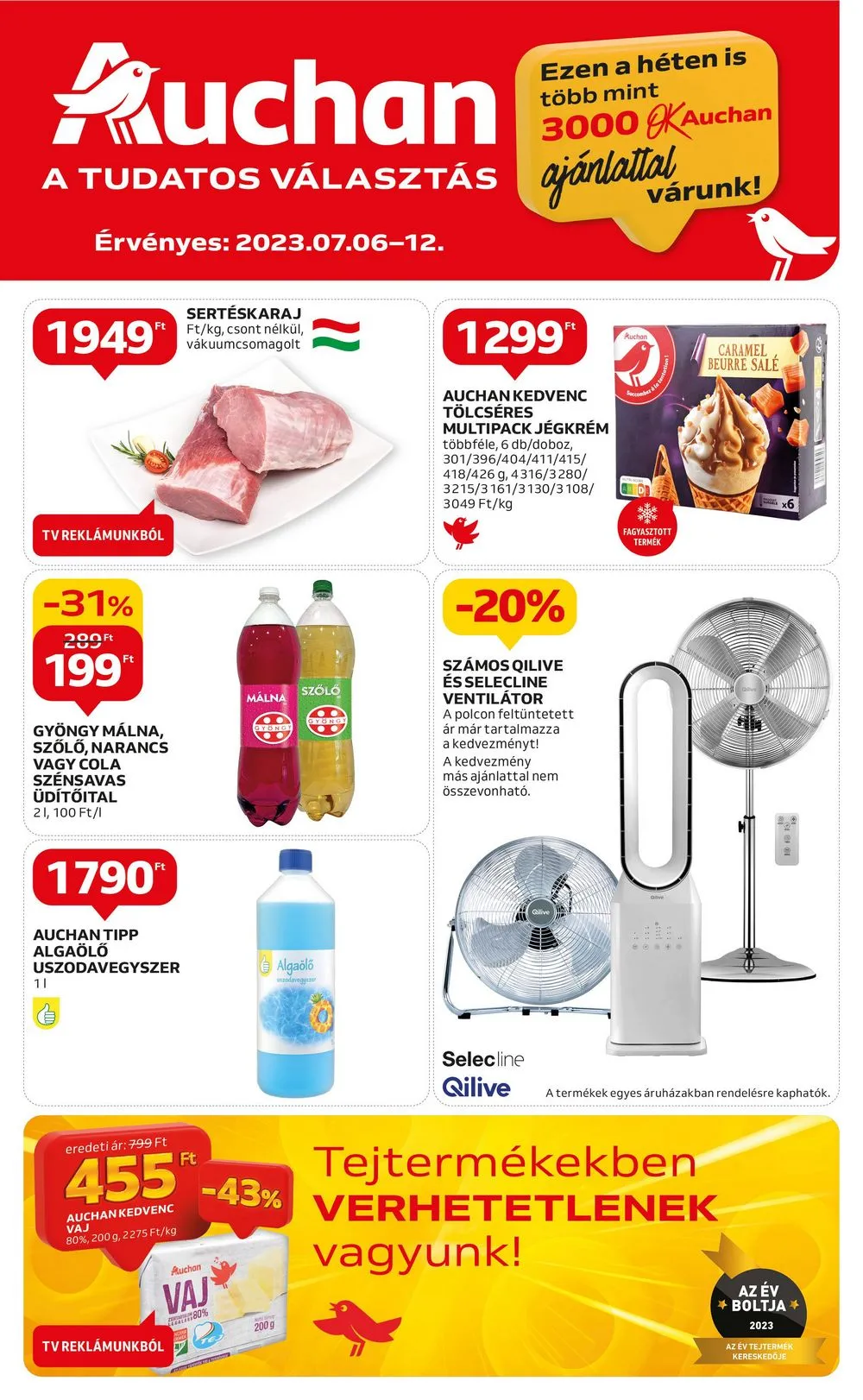 Auchan akciós újság Hipermarket 07.06–07.12