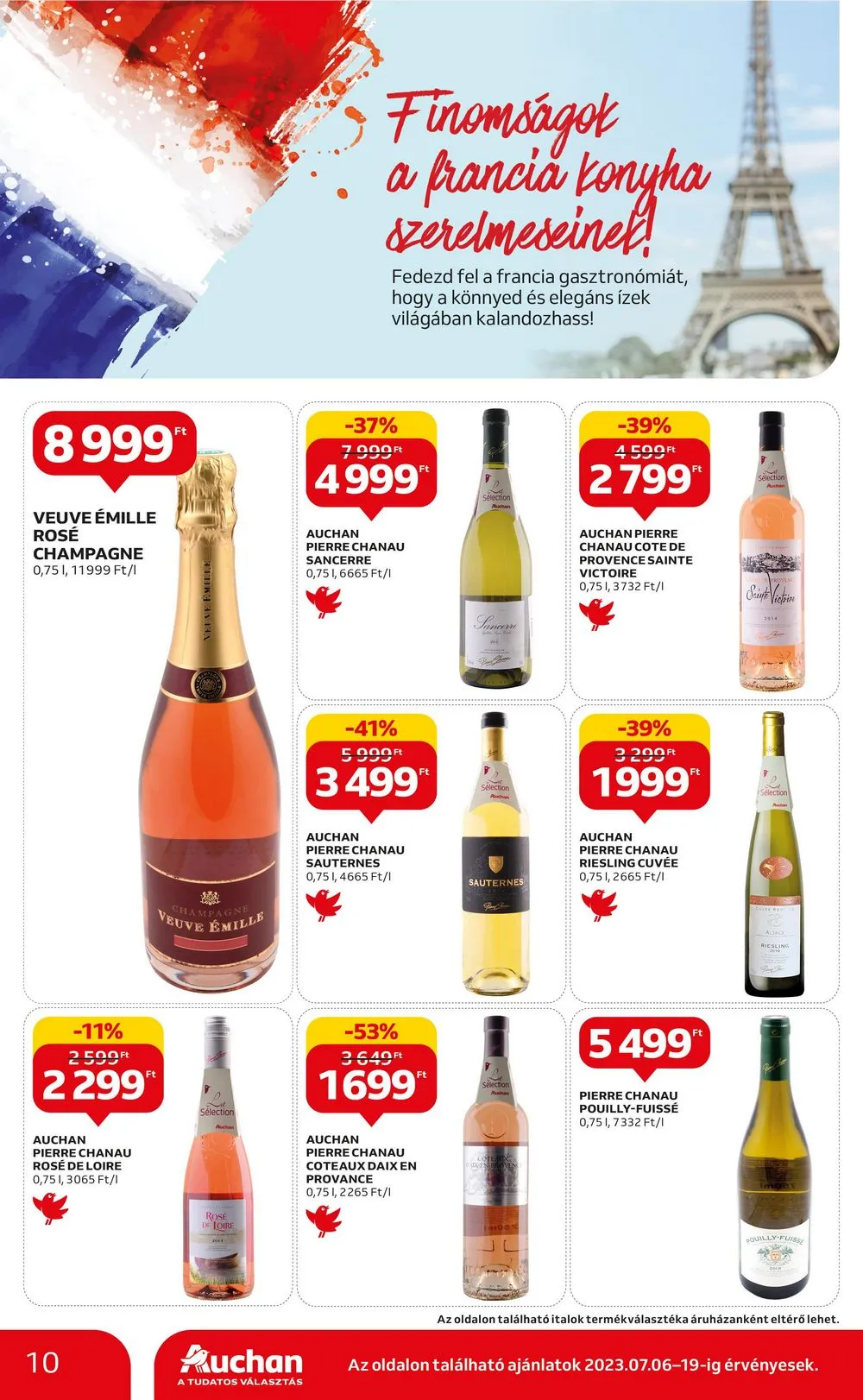 Auchan akciós újság Hipermarket 07.06–07.12 – 10. oldal