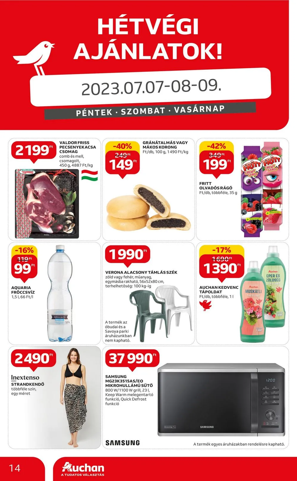 Auchan akciós újság Hipermarket 07.06–07.12 – 14. oldal