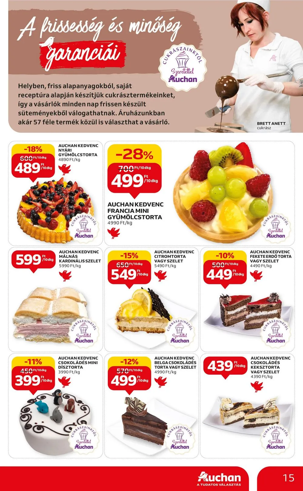 Auchan akciós újság Hipermarket 07.06–07.12 – 15. oldal