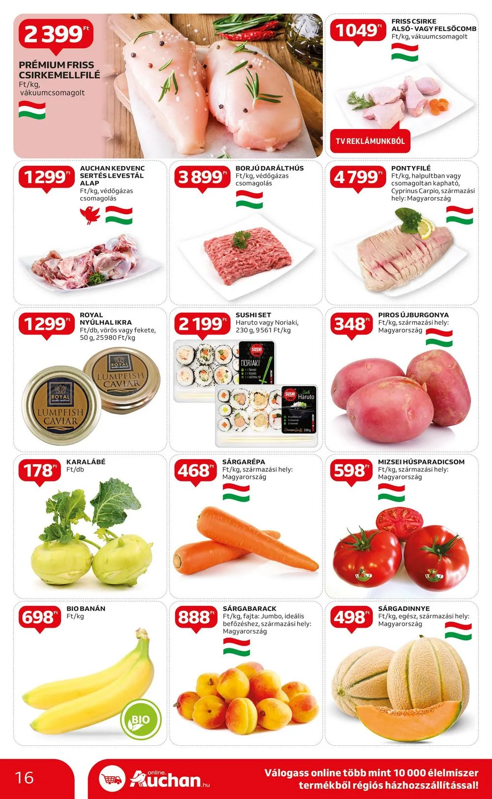 Auchan akciós újság Hipermarket 07.06–07.12 – 16. oldal
