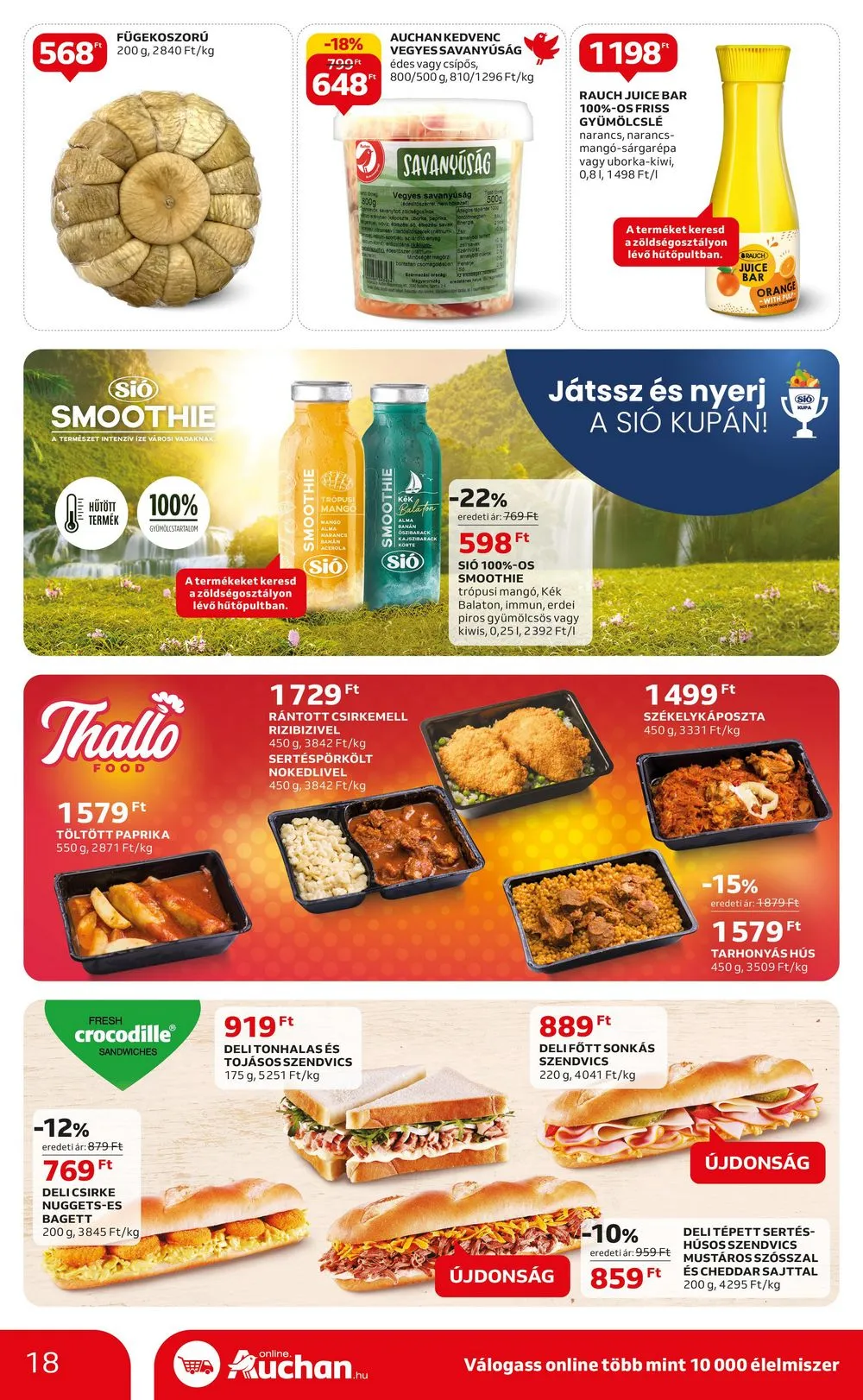 Auchan akciós újság Hipermarket 07.06–07.12 – 18. oldal