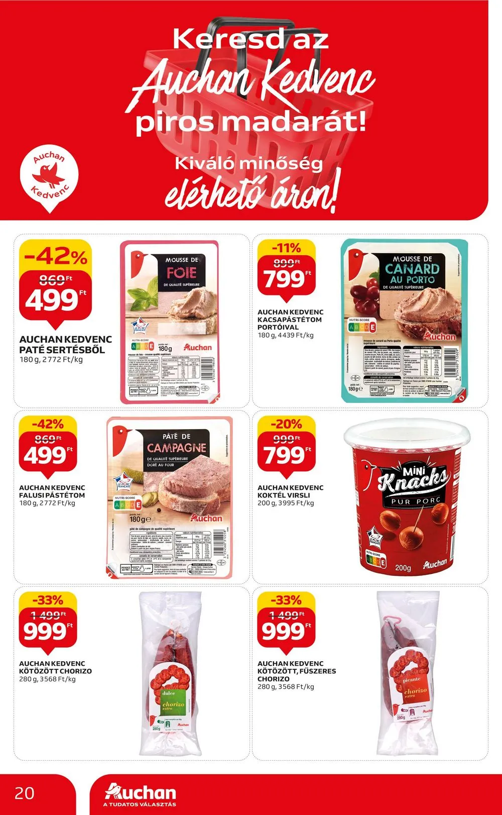 Auchan akciós újság Hipermarket 07.06–07.12 – 20. oldal