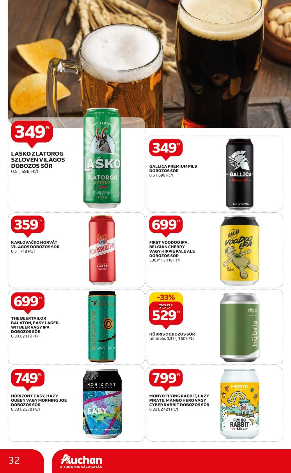 Auchan akciós újság Hipermarket 07.06–07.12 – 32. oldal