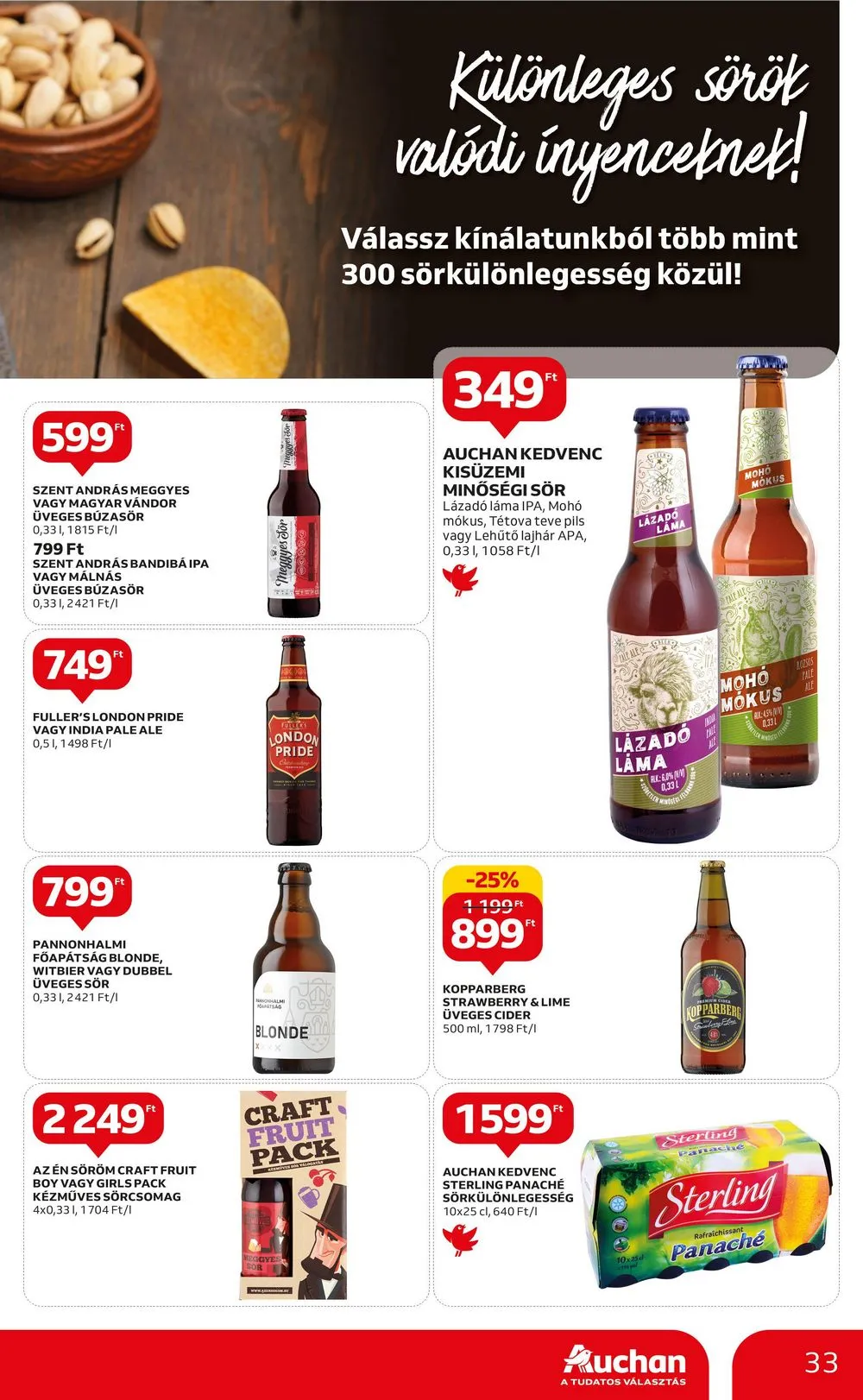 Auchan akciós újság Hipermarket 07.06–07.12 – 33. oldal