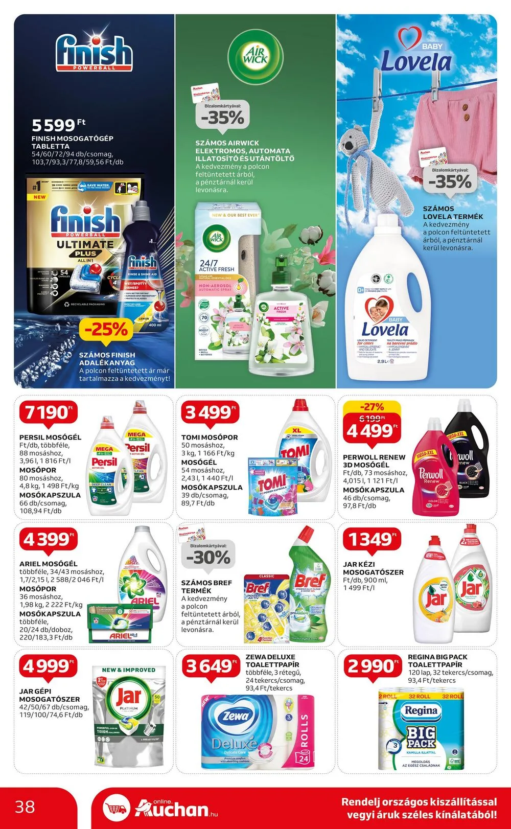 Auchan akciós újság Hipermarket 07.06–07.12 – 38. oldal