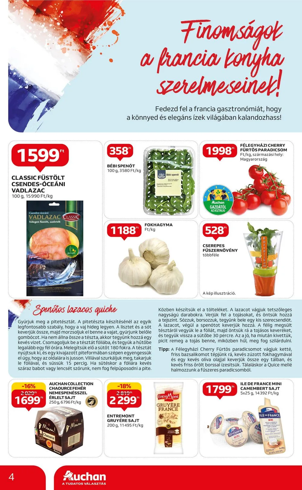 Auchan akciós újság Hipermarket 07.06–07.12 – 4. oldal
