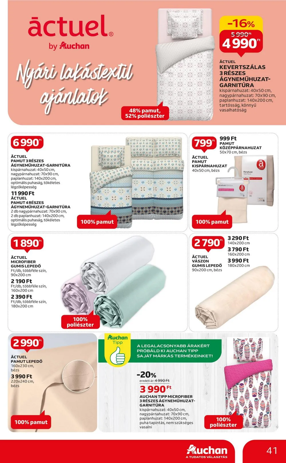 Auchan akciós újság Hipermarket 07.06–07.12 – 41. oldal