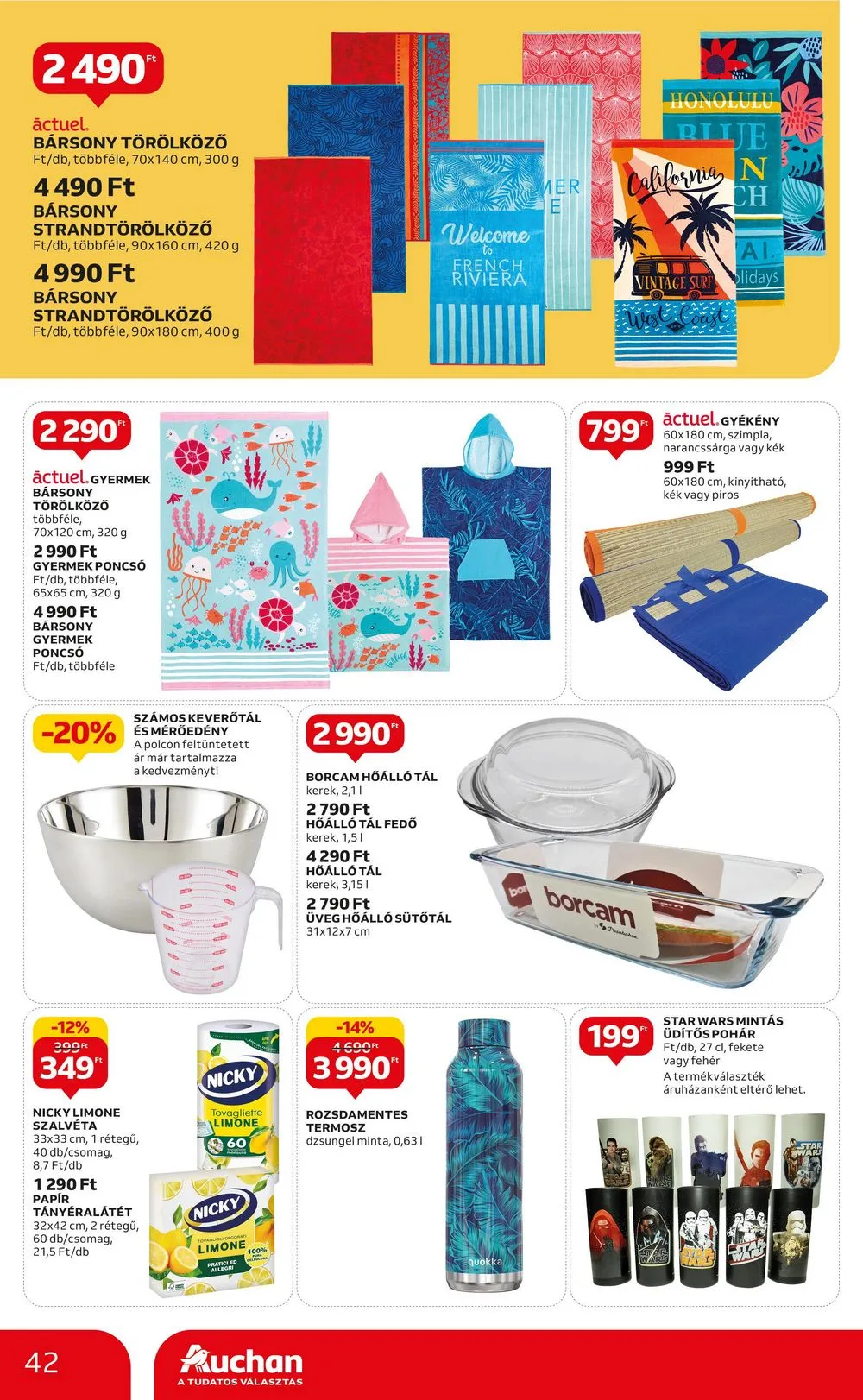 Auchan akciós újság Hipermarket 07.06–07.12 – 42. oldal