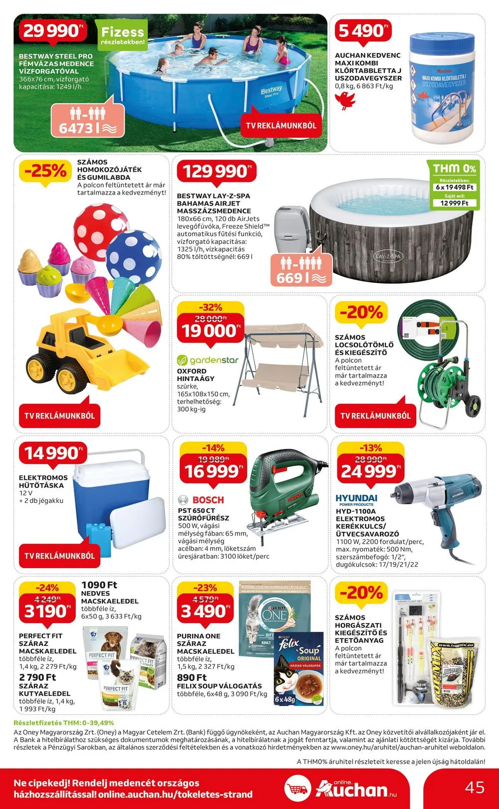 Auchan akciós újság Hipermarket 07.06–07.12 – 45. oldal