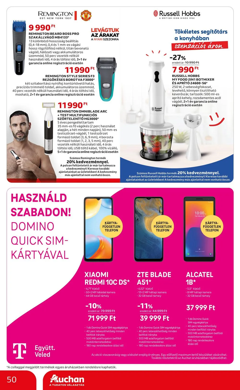 Auchan akciós újság Hipermarket 07.06–07.12 – 50. oldal
