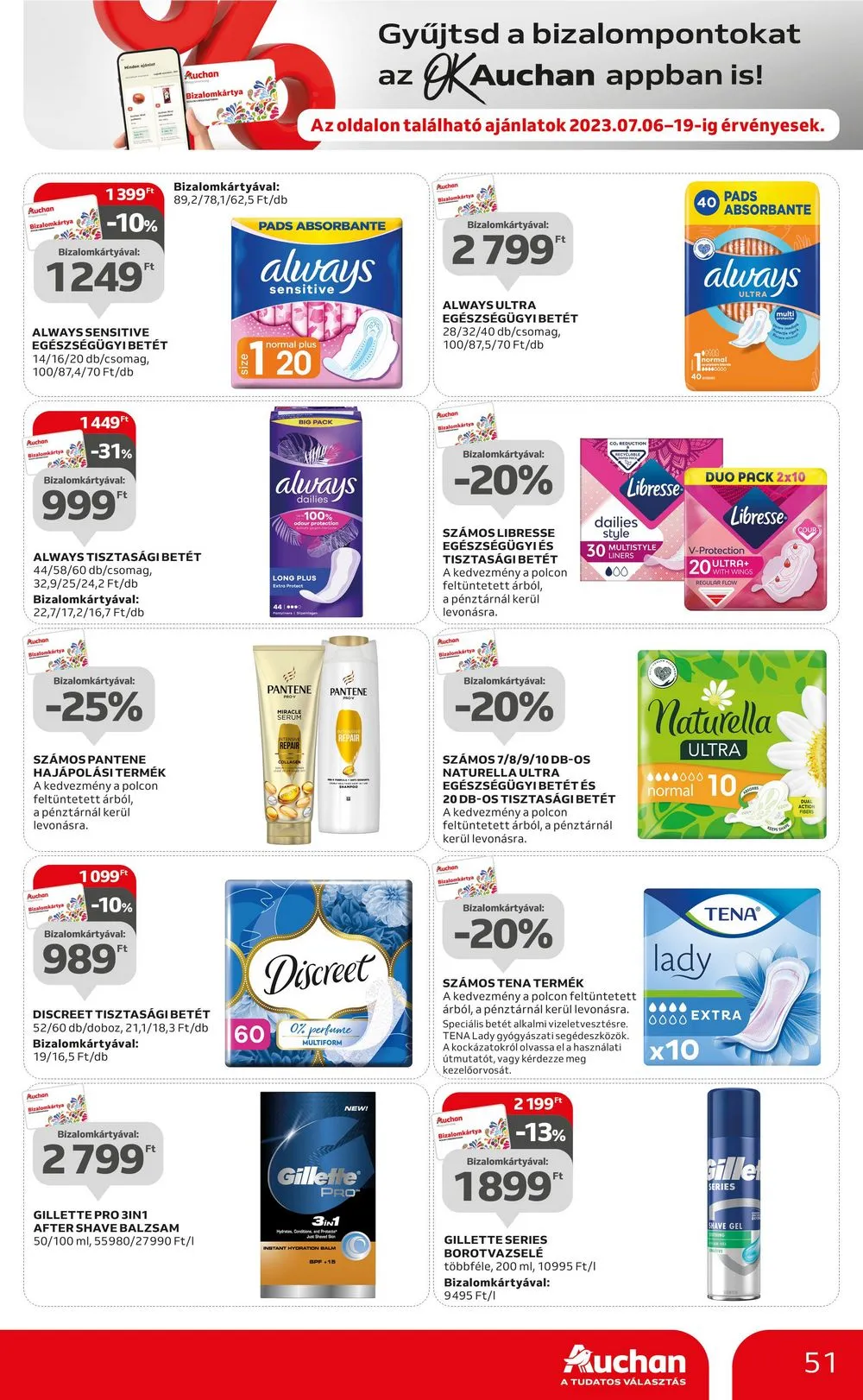 Auchan akciós újság Hipermarket 07.06–07.12 – 51. oldal