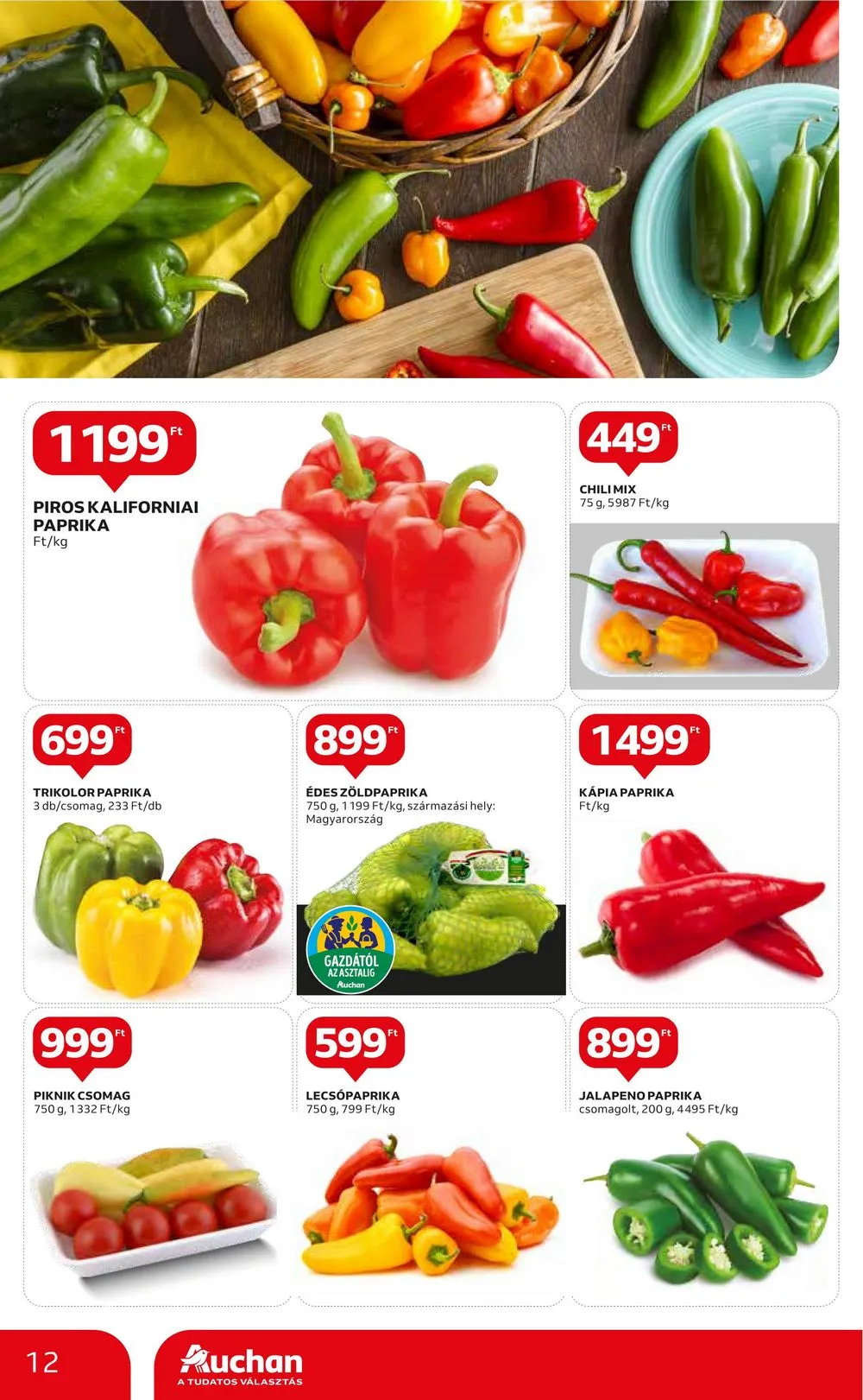 Auchan akciós újság Hipermarket 07.20–07.26 – 12. oldal