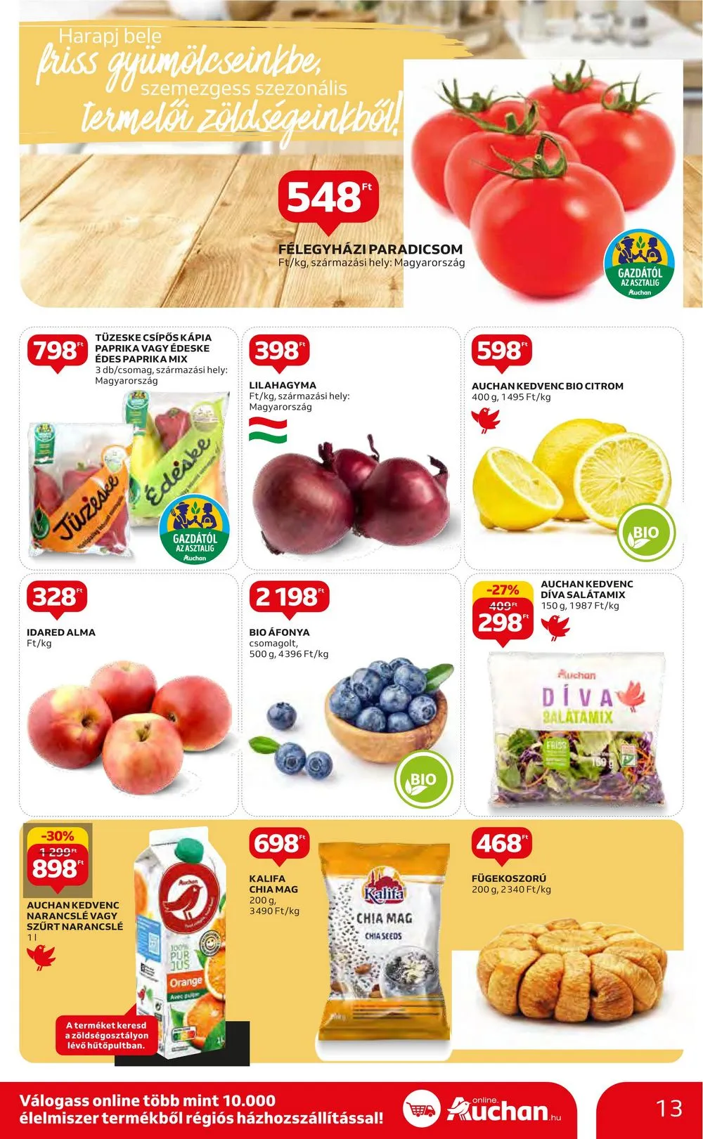 Auchan akciós újság Hipermarket 07.20–07.26 – 13. oldal