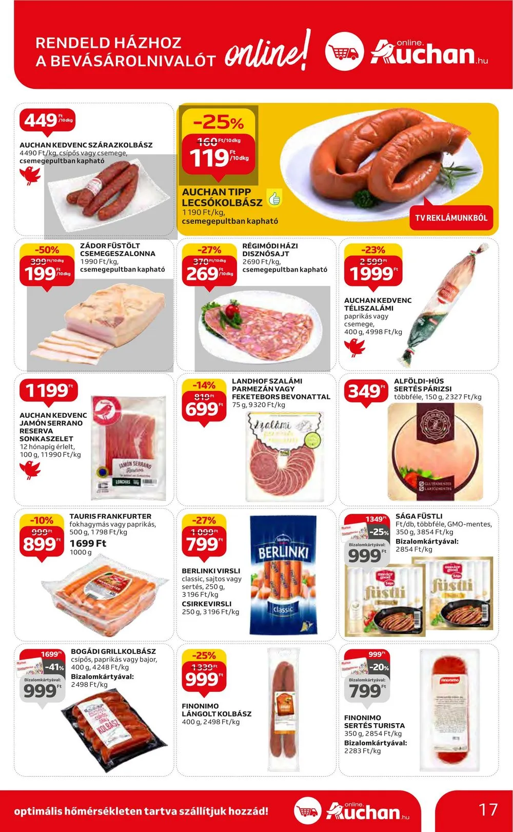 Auchan akciós újság Hipermarket 07.20–07.26 – 17. oldal