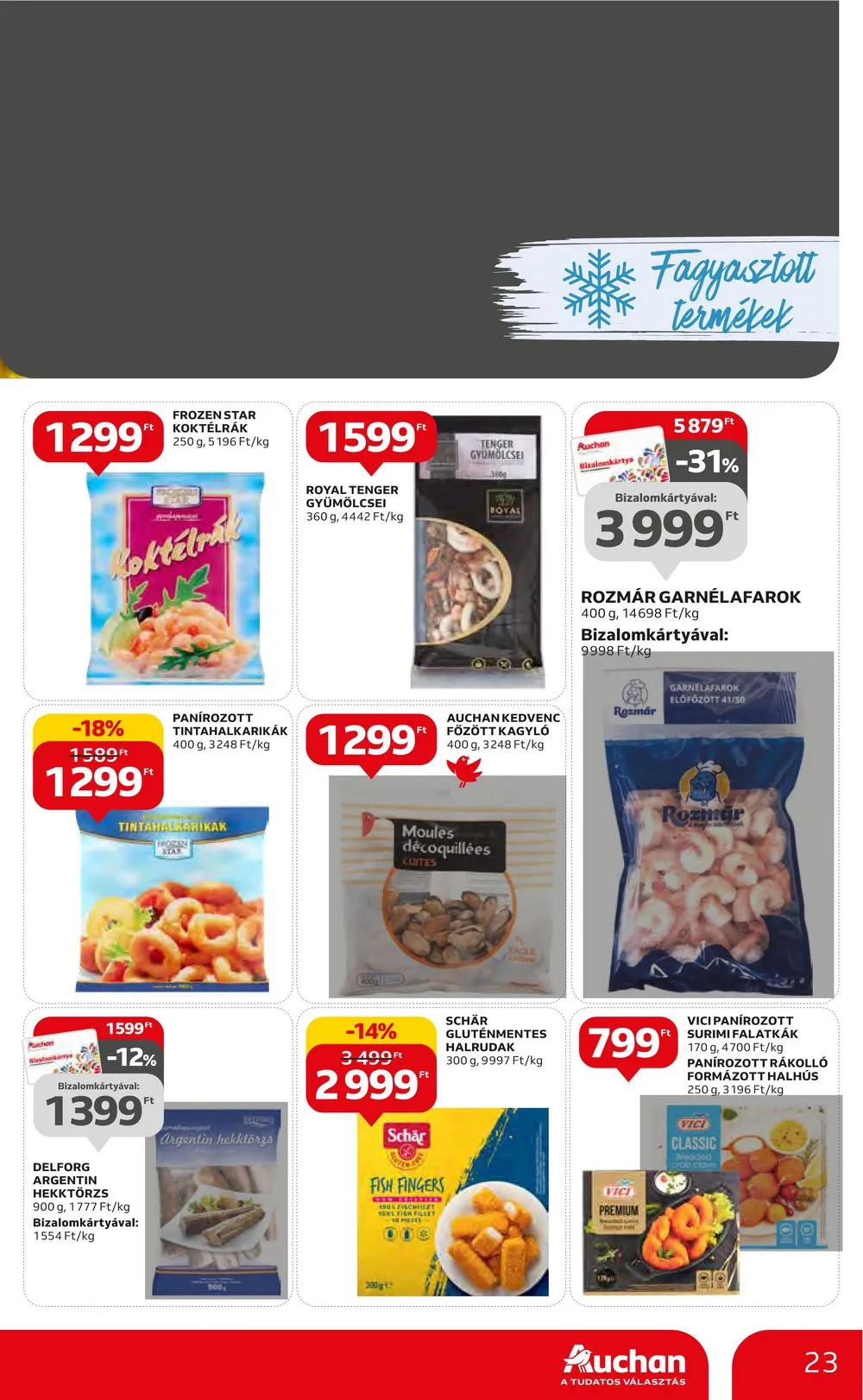 Auchan akciós újság Hipermarket 07.20–07.26 – 23. oldal