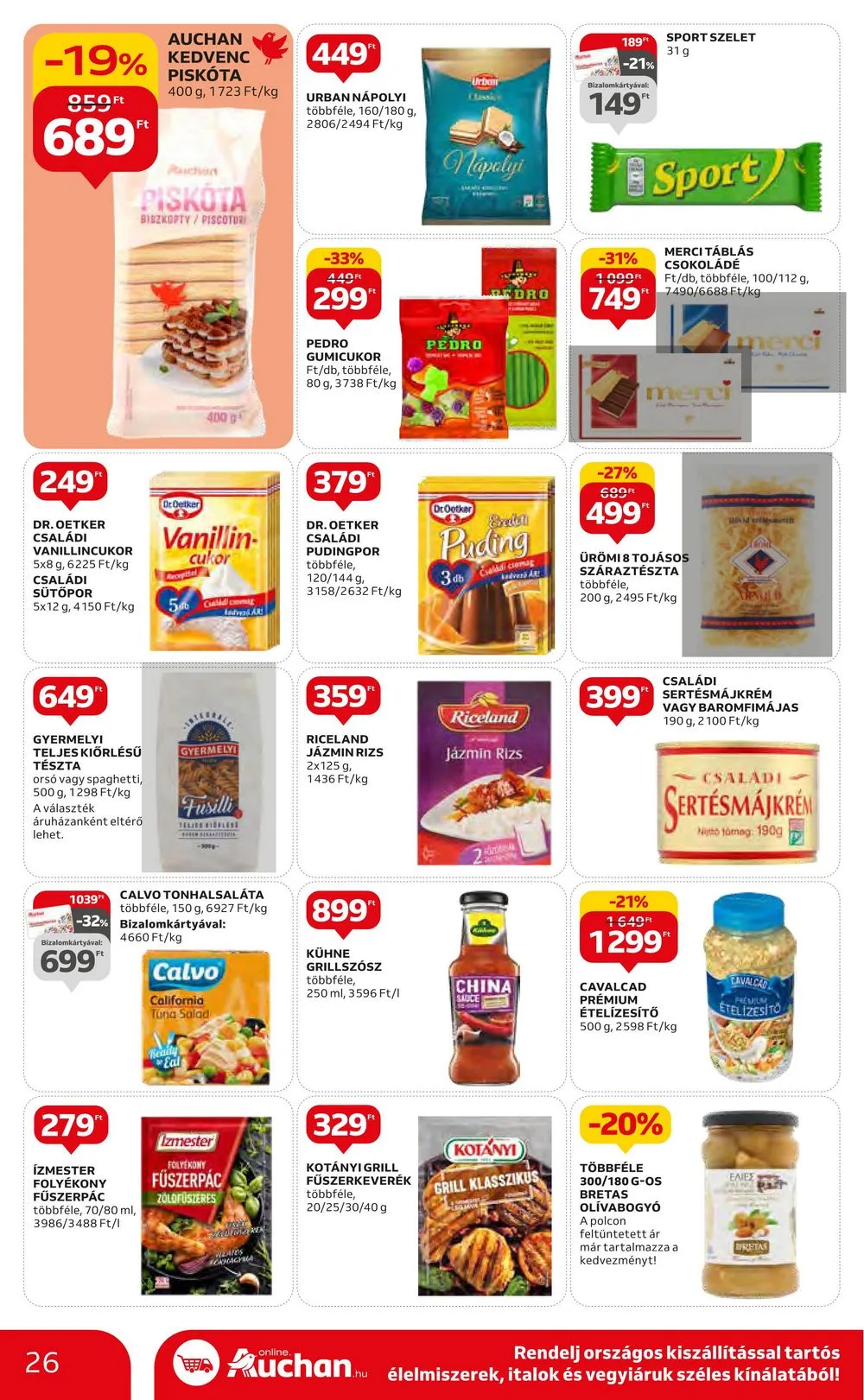 Auchan akciós újság Hipermarket 07.20–07.26 – 26. oldal