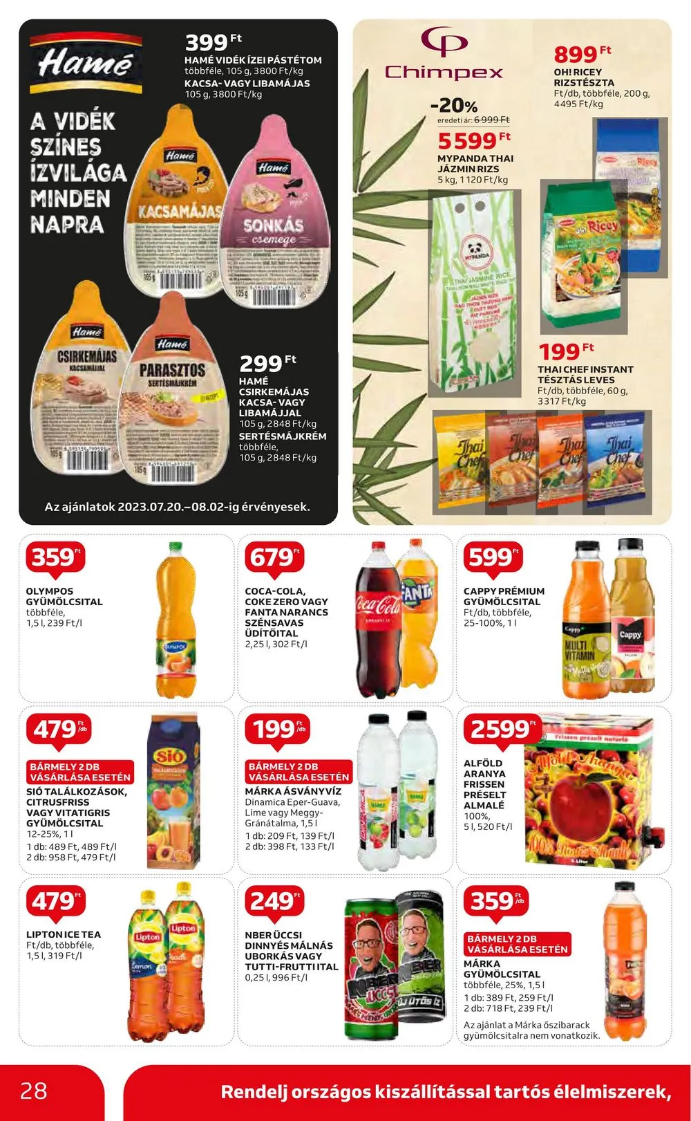 Auchan akciós újság Hipermarket 07.20–07.26 – 28. oldal