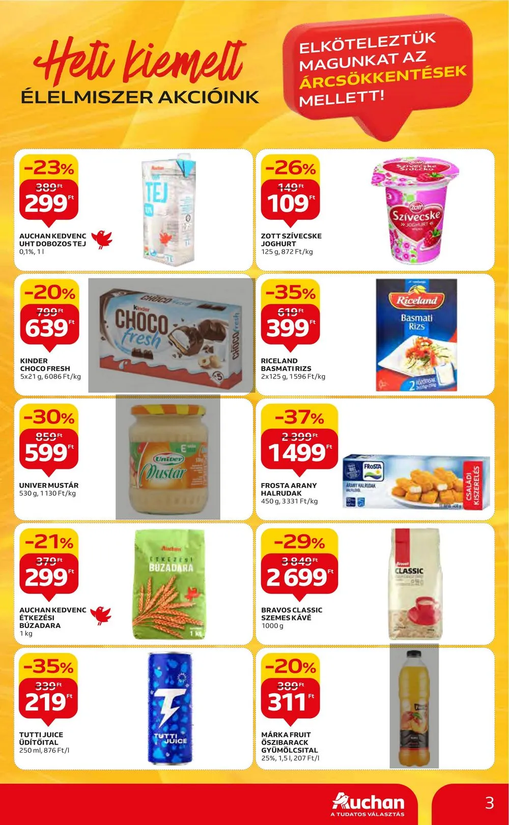 Auchan akciós újság Hipermarket 07.20–07.26 – 3. oldal