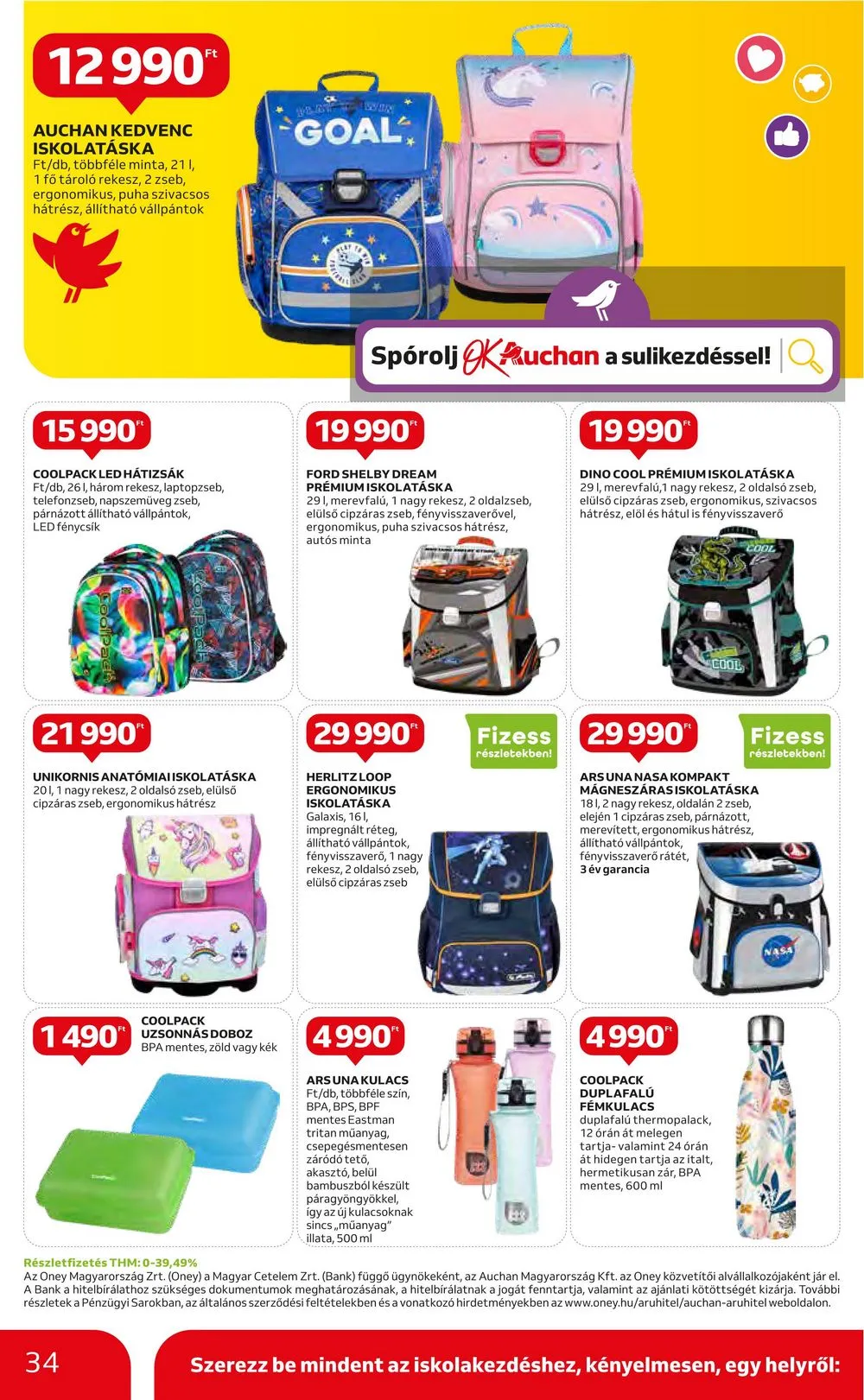 Auchan akciós újság Hipermarket 07.20–07.26 – 34. oldal
