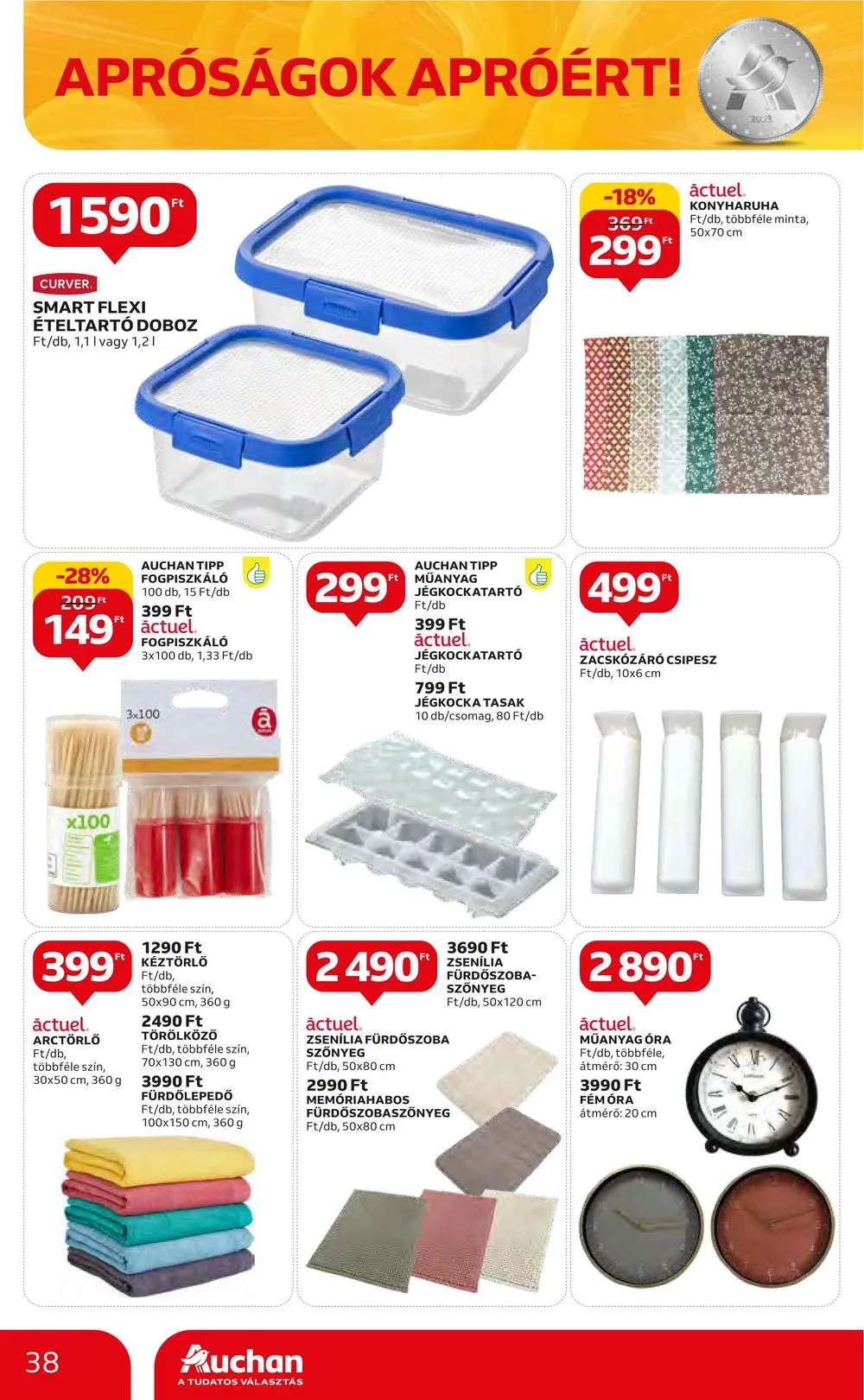 Auchan akciós újság Hipermarket 07.20–07.26 – 38. oldal