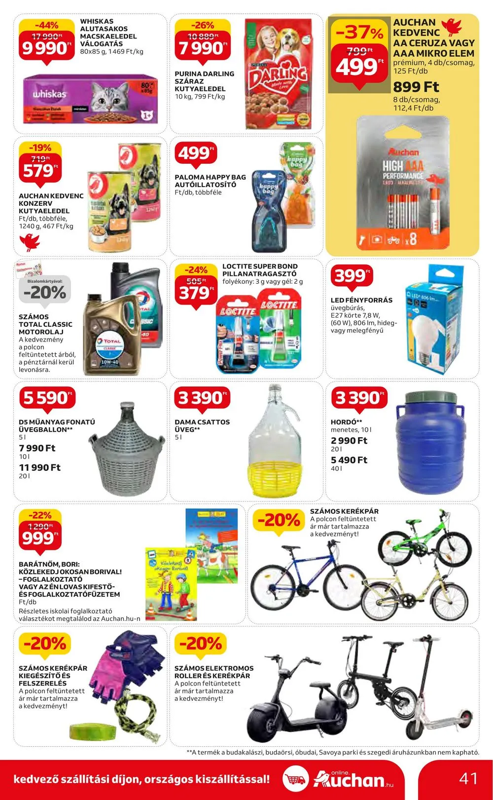 Auchan akciós újság Hipermarket 07.20–07.26 – 41. oldal