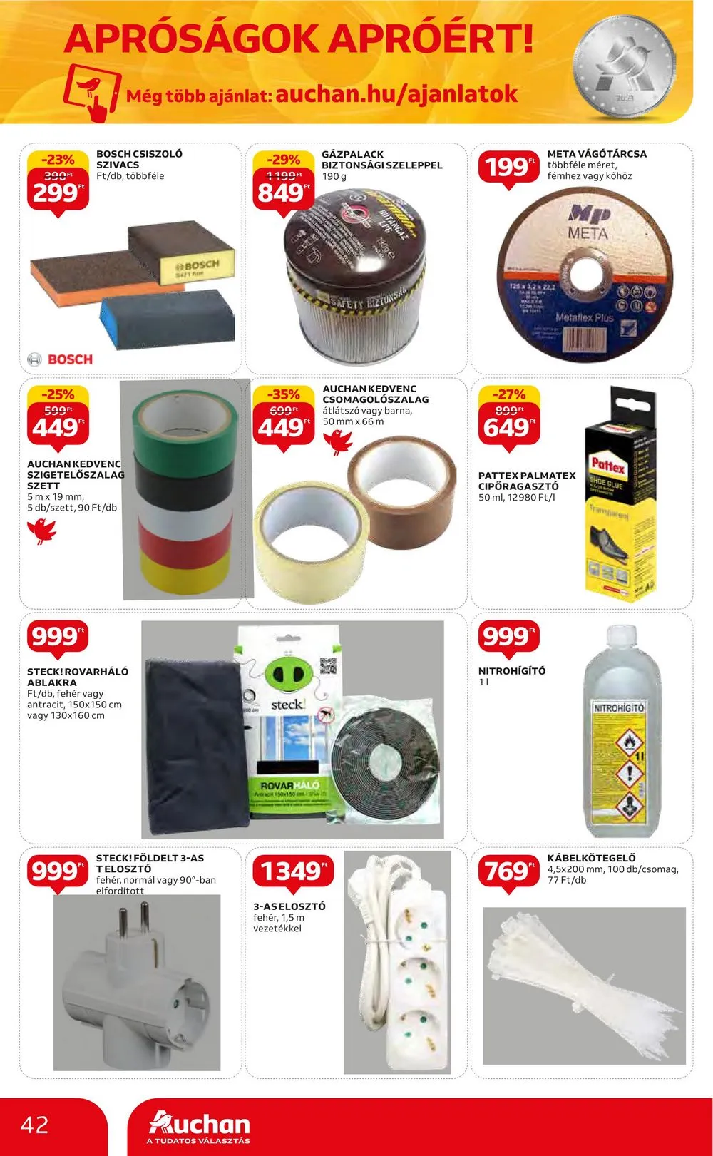 Auchan akciós újság Hipermarket 07.20–07.26 – 42. oldal