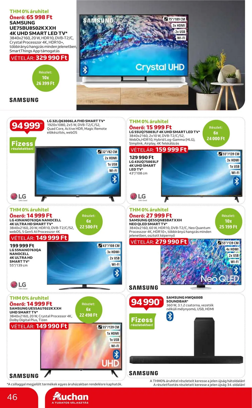 Auchan akciós újság Hipermarket 07.20–07.26 – 46. oldal