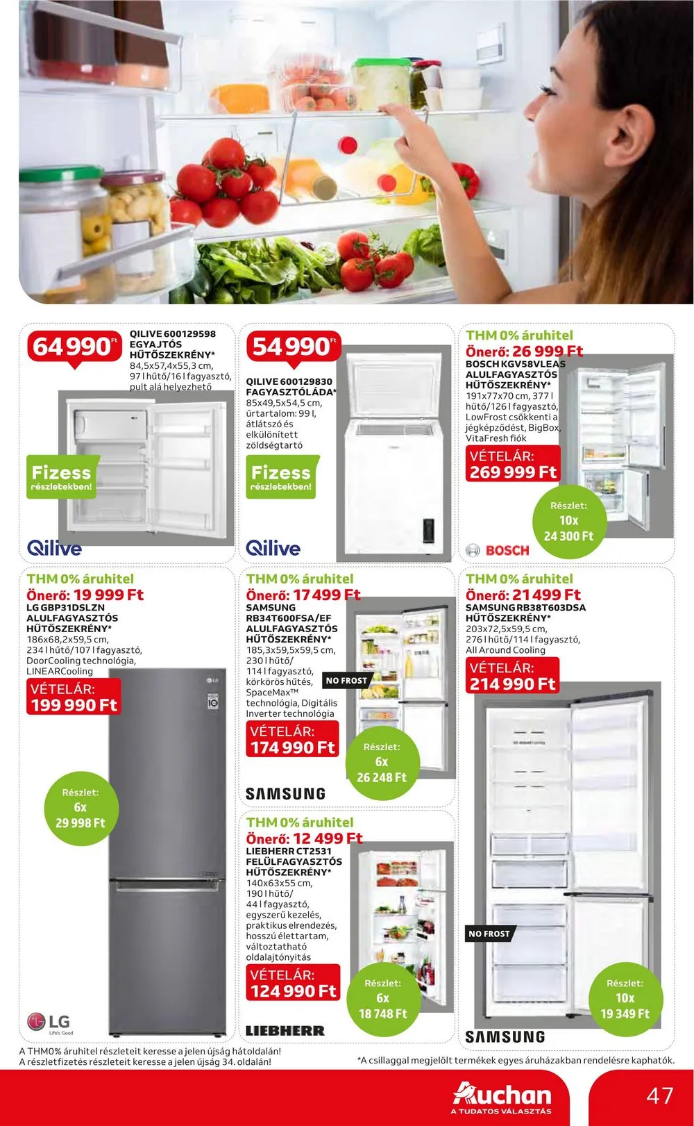 Auchan akciós újság Hipermarket 07.20–07.26 – 47. oldal