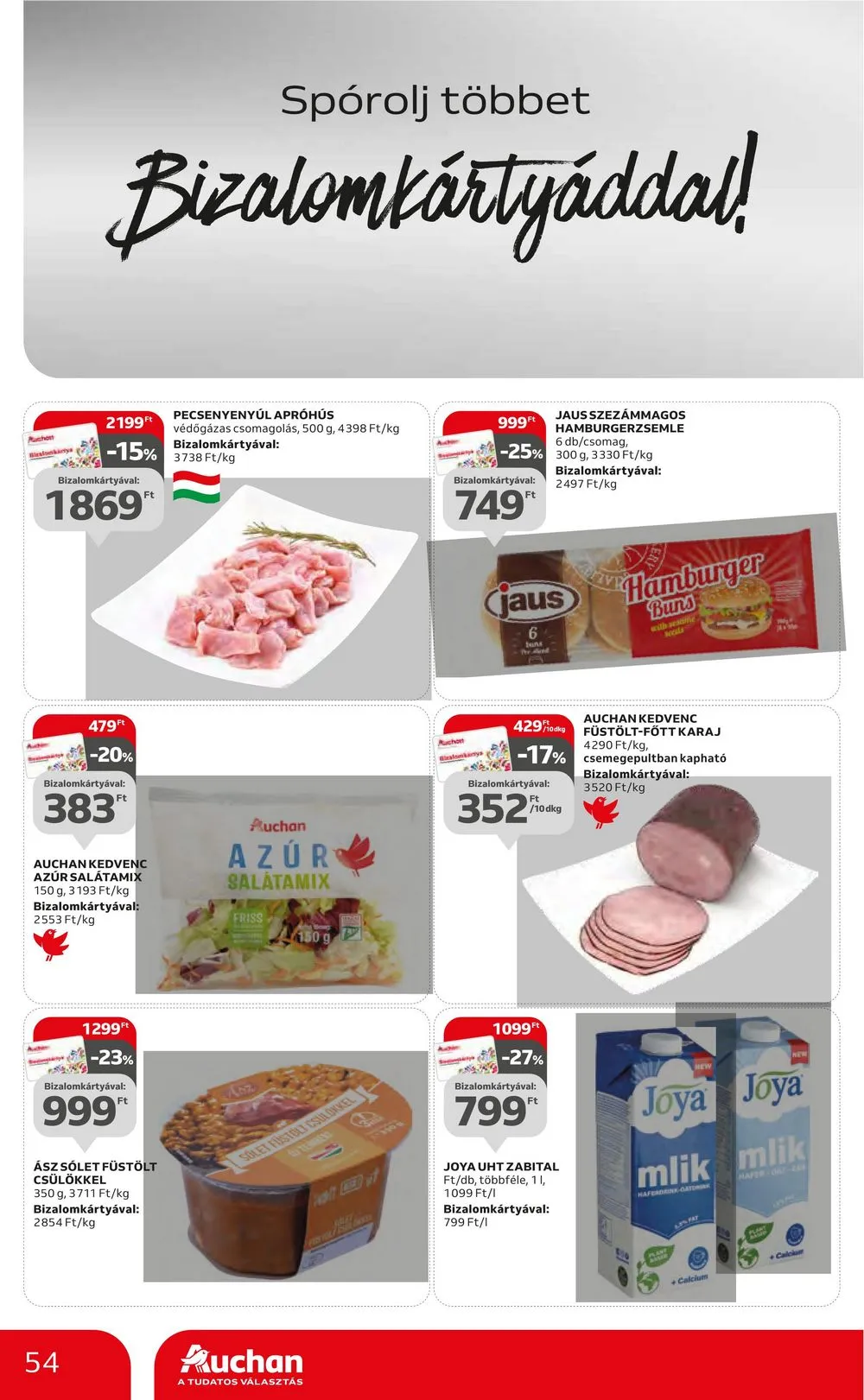 Auchan akciós újság Hipermarket 07.20–07.26 – 54. oldal