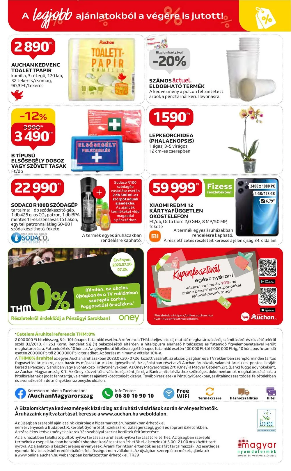 Auchan akciós újság Hipermarket 07.20–07.26 – 58. oldal
