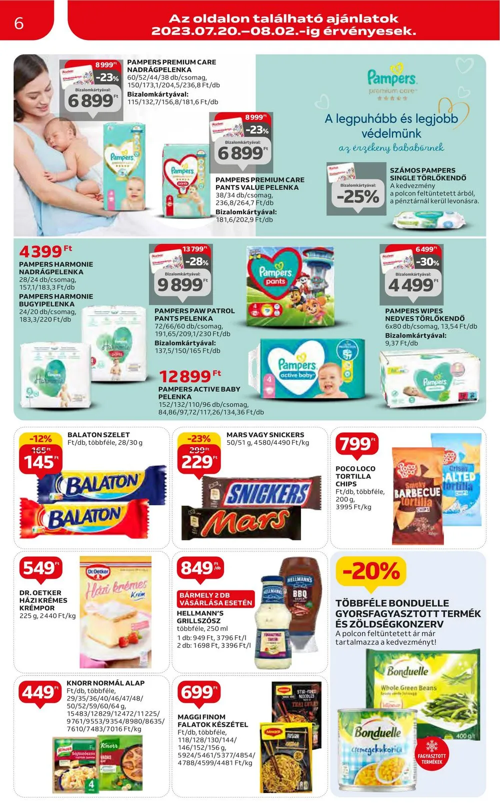 Auchan akciós újság Hipermarket 07.20–07.26 – 6. oldal