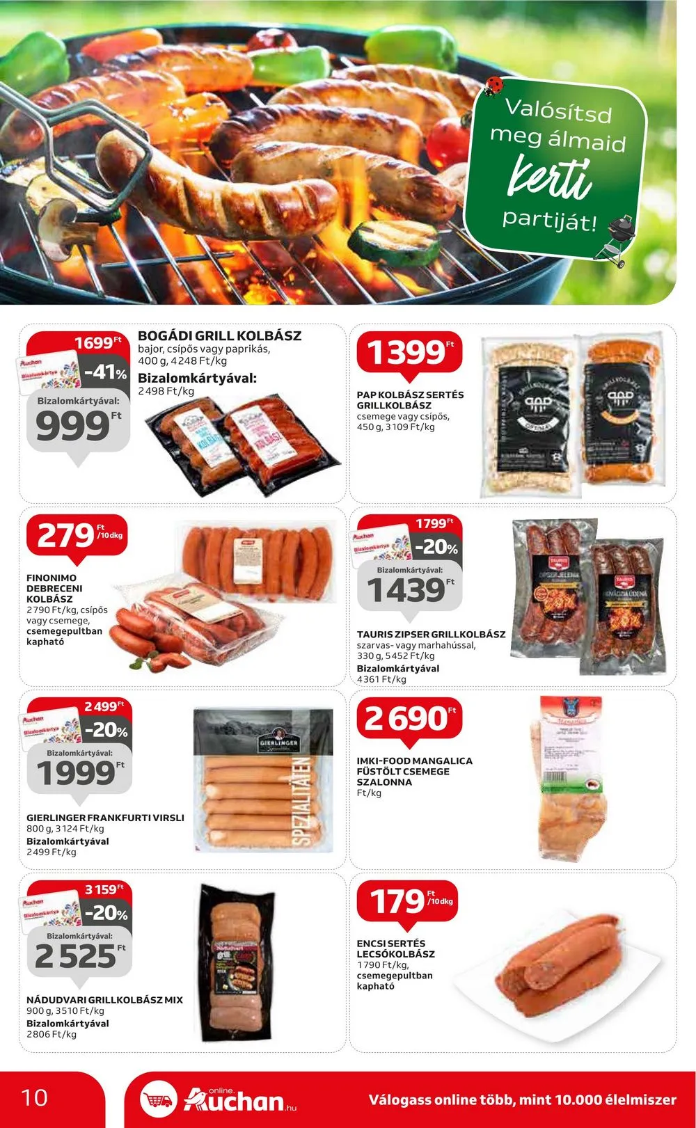 Auchan akciós újság Hipermarket 07.27–08.02 – 10. oldal