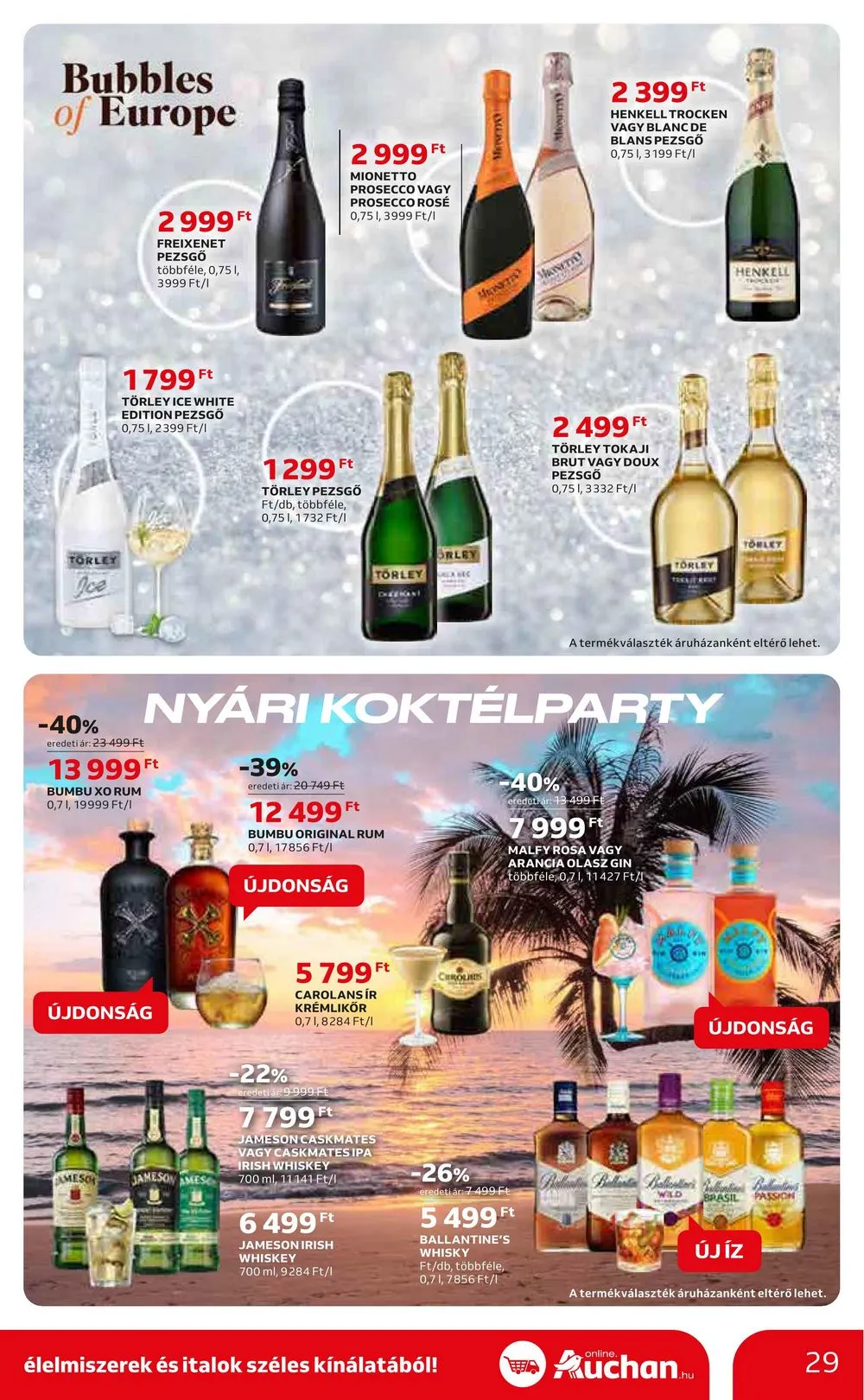 Auchan akciós újság Hipermarket 07.27–08.02 – 29. oldal