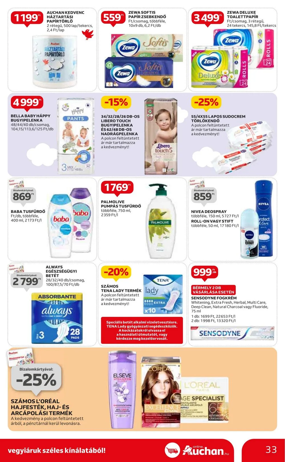 Auchan akciós újság Hipermarket 07.27–08.02 – 33. oldal