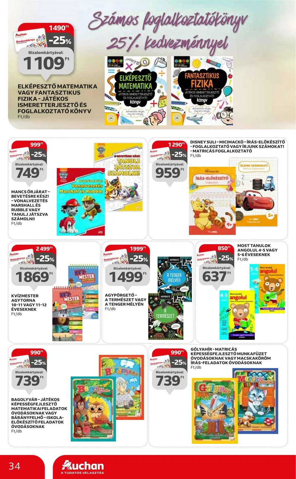 Auchan akciós újság Hipermarket 07.27–08.02 – 34. oldal