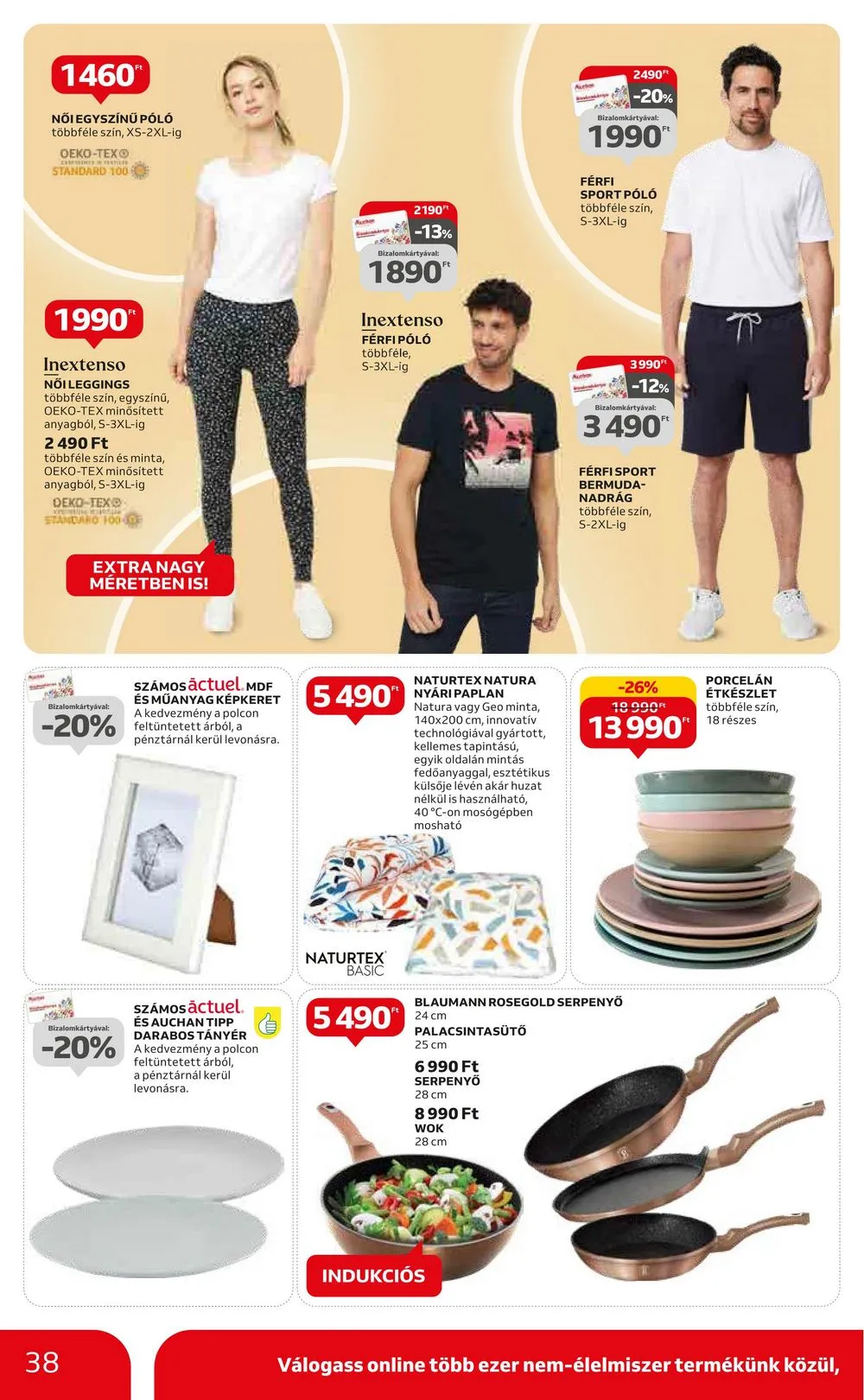Auchan akciós újság Hipermarket 07.27–08.02 – 38. oldal