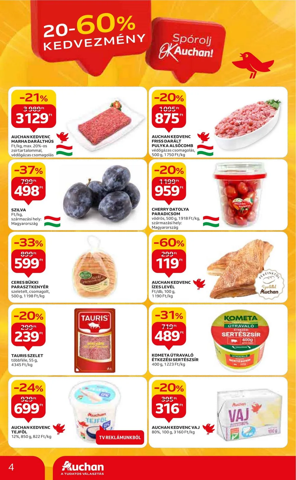 Auchan akciós újság Hipermarket 07.27–08.02 – 4. oldal
