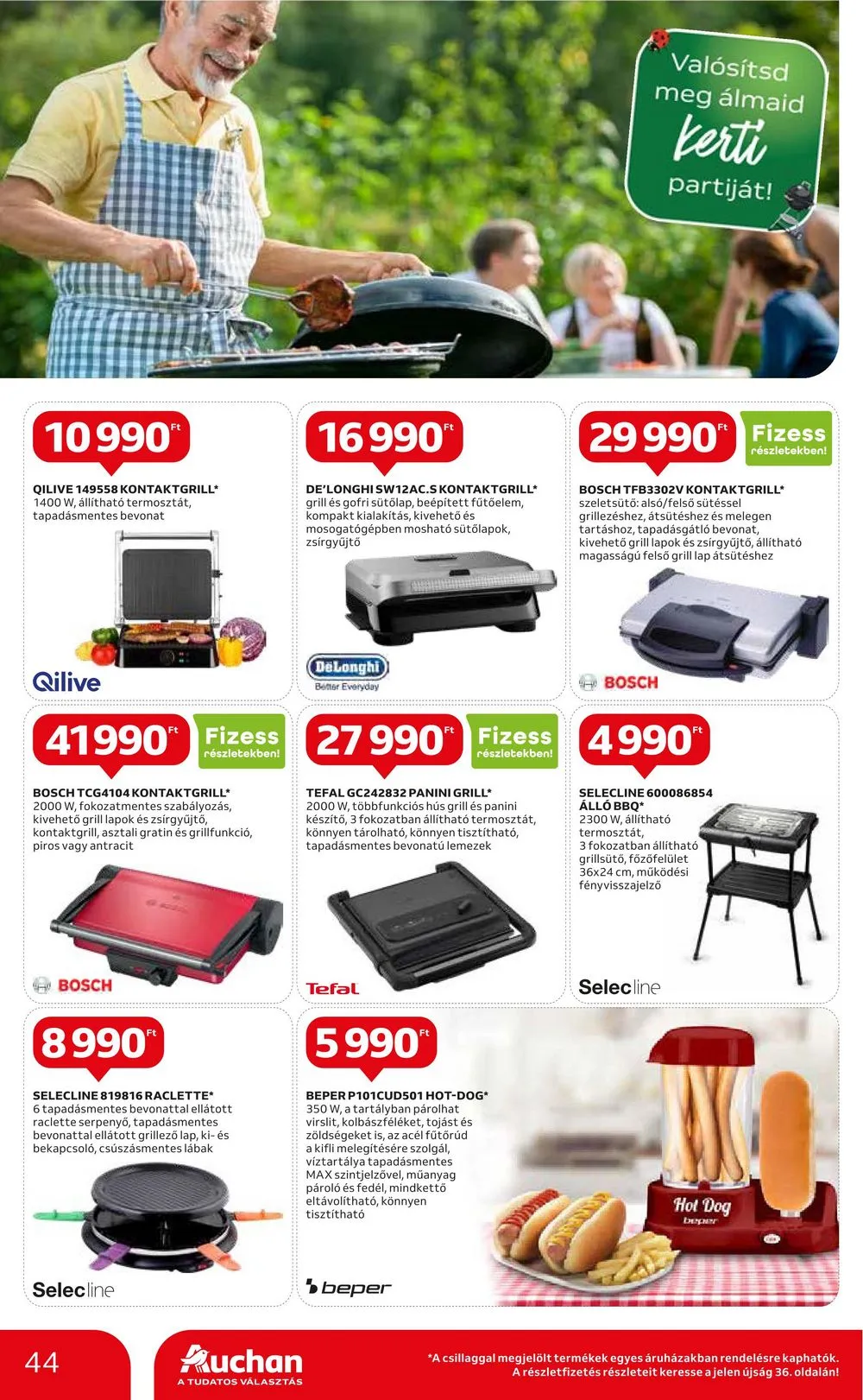 Auchan akciós újság Hipermarket 07.27–08.02 – 44. oldal