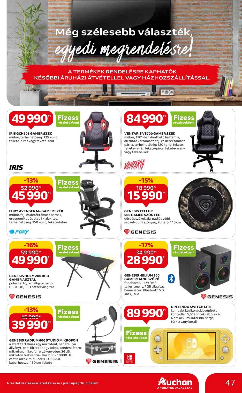 Auchan akciós újság Hipermarket 07.27–08.02 – 47. oldal