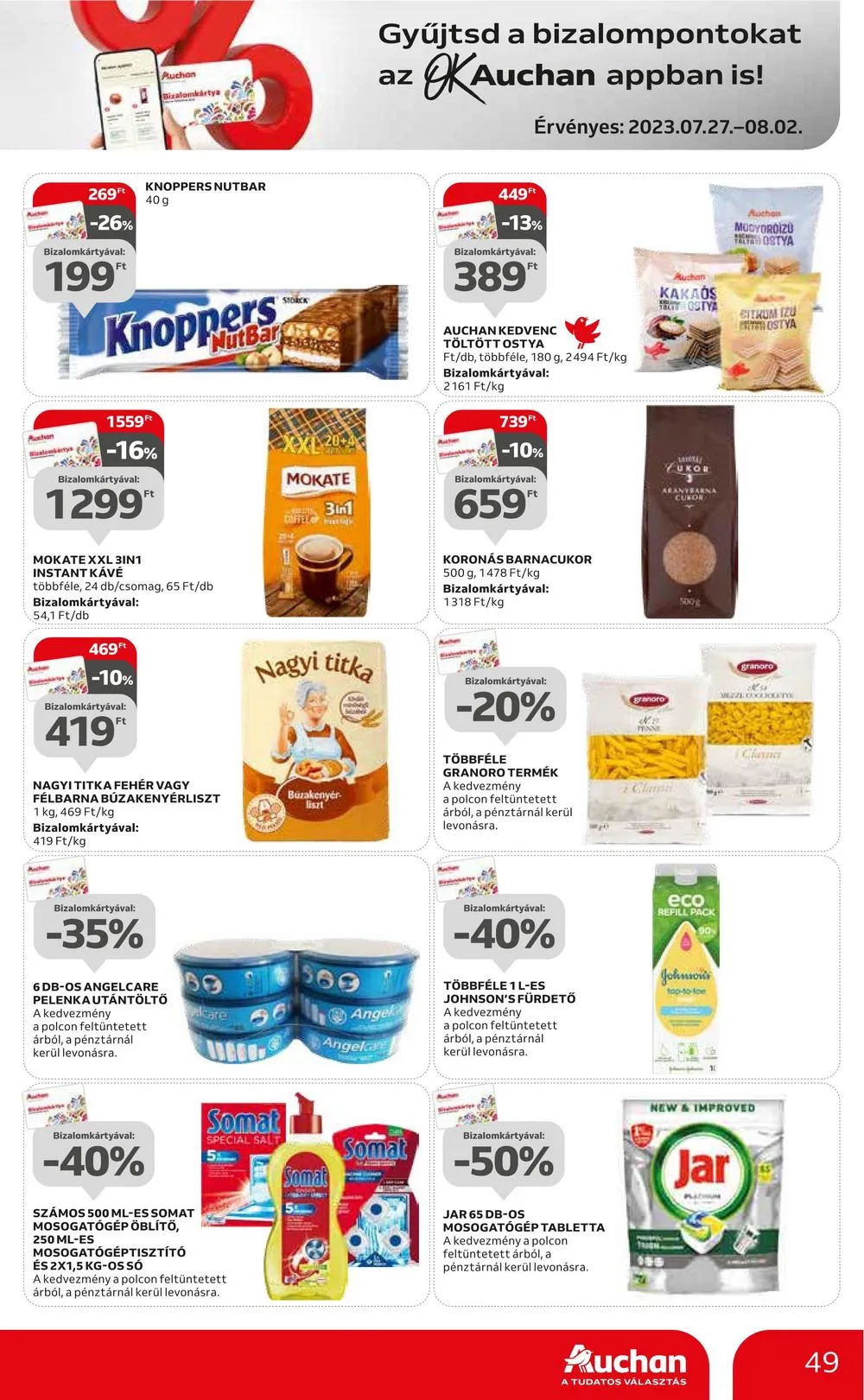 Auchan akciós újság Hipermarket 07.27–08.02 – 49. oldal