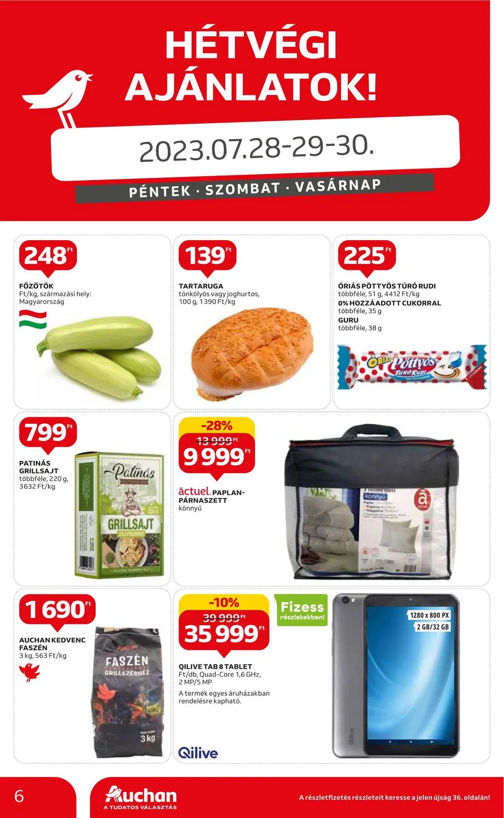 Auchan akciós újság Hipermarket 07.27–08.02 – 6. oldal