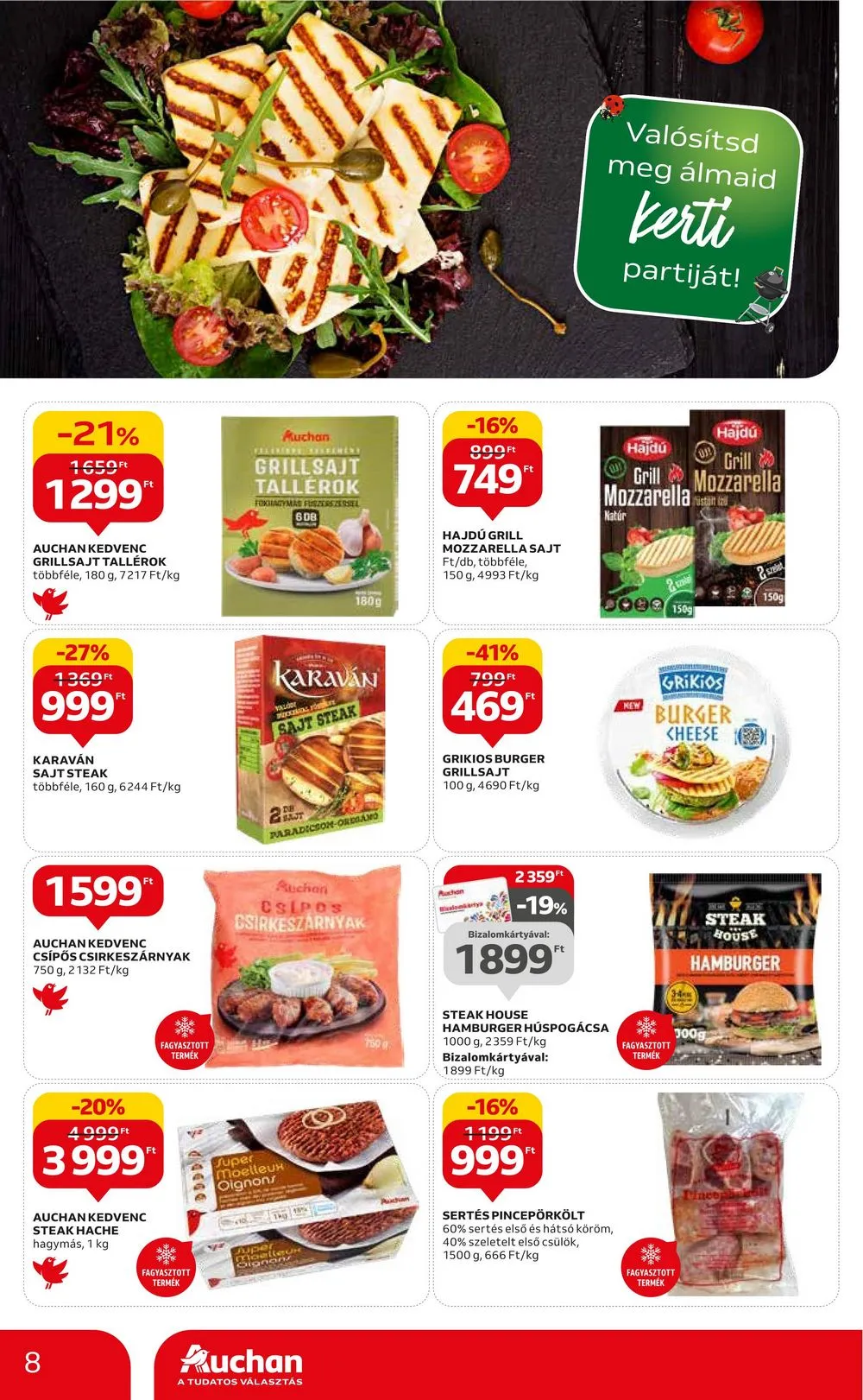 Auchan akciós újság Hipermarket 07.27–08.02 – 8. oldal