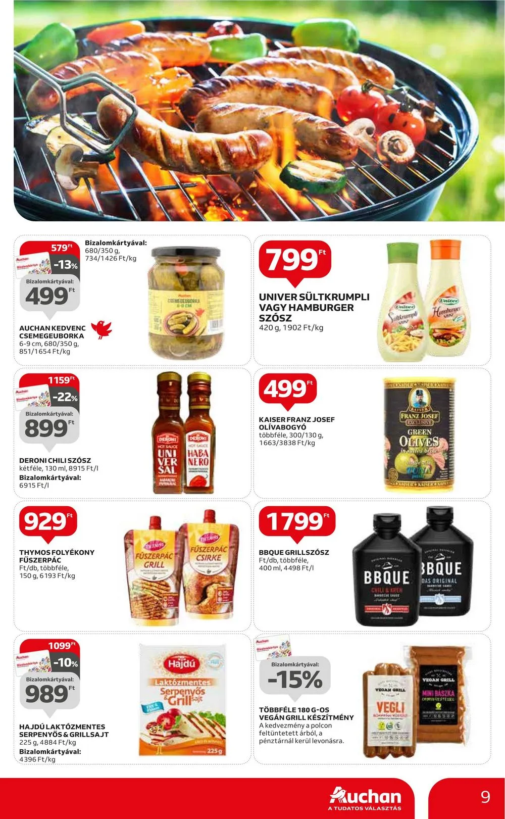 Auchan akciós újság Hipermarket 07.27–08.02 – 9. oldal