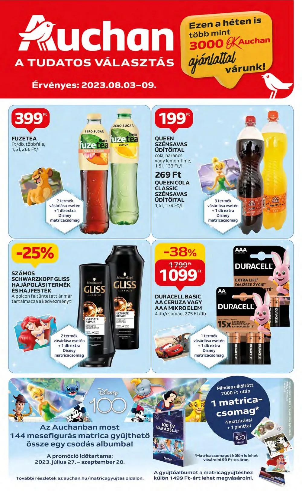 Auchan akciós újság Hipermarket 08.03–08.09