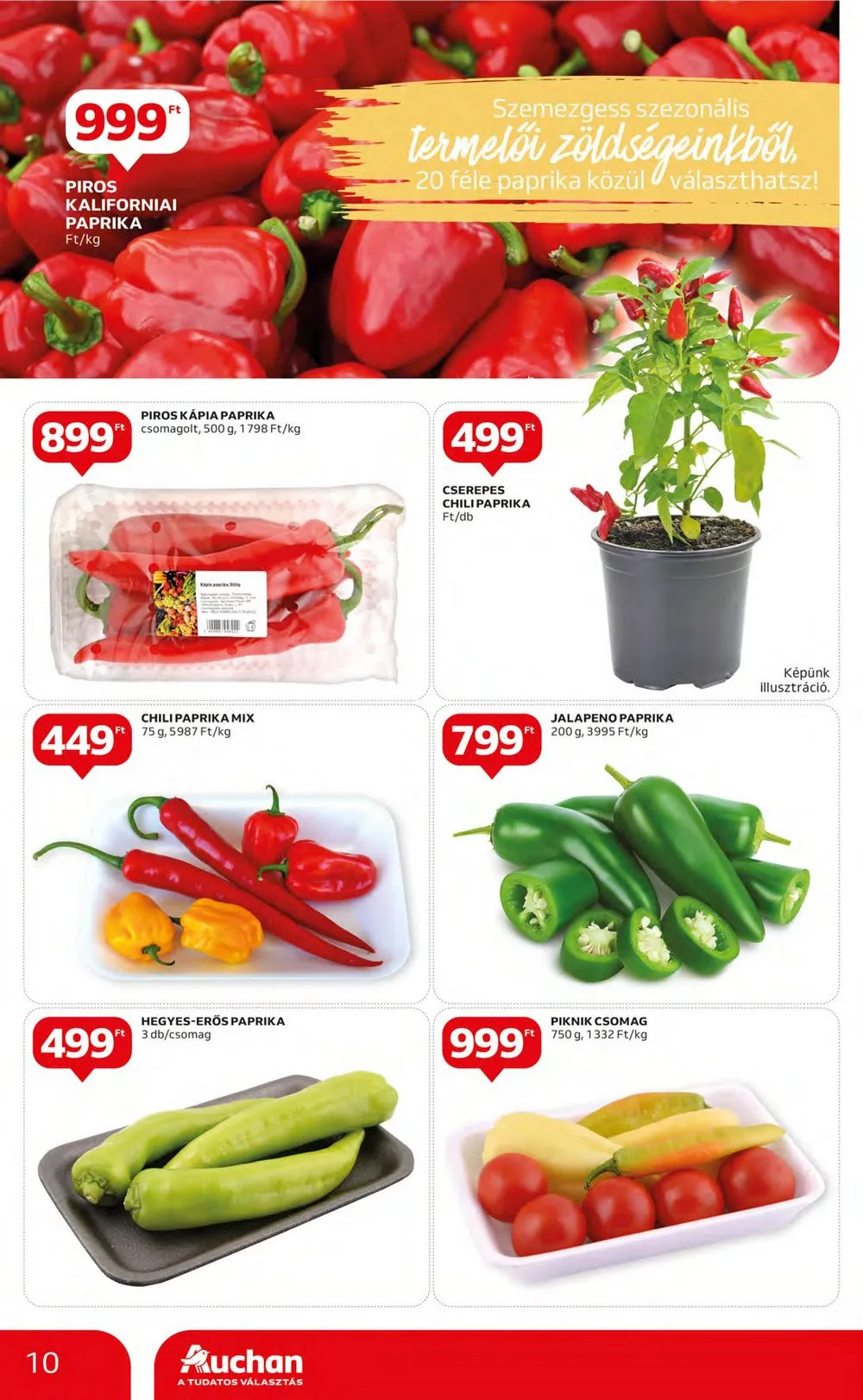 Auchan akciós újság Hipermarket 08.03–08.09 – 10. oldal