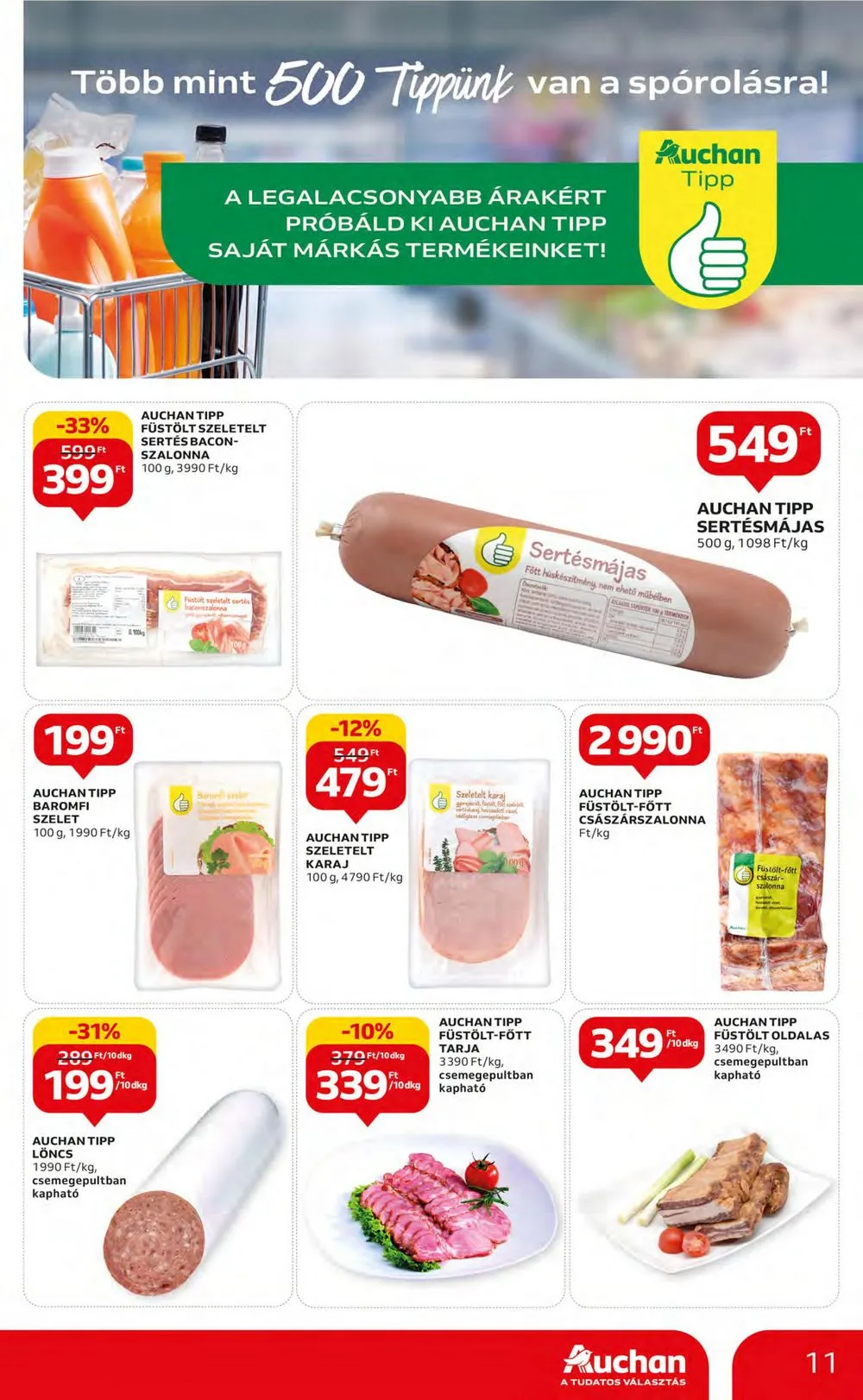 Auchan akciós újság Hipermarket 08.03–08.09 – 11. oldal