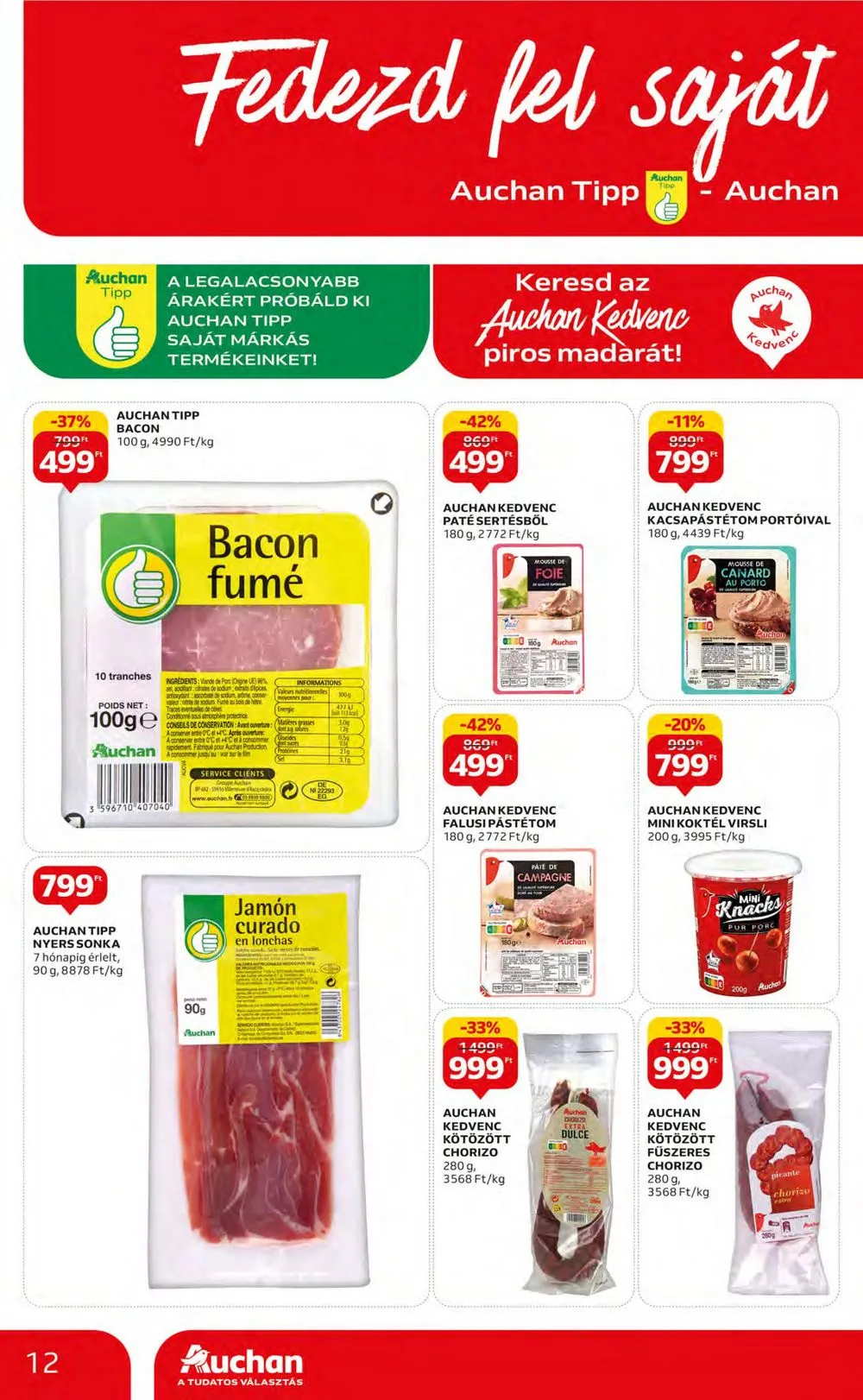 Auchan akciós újság Hipermarket 08.03–08.09 – 12. oldal